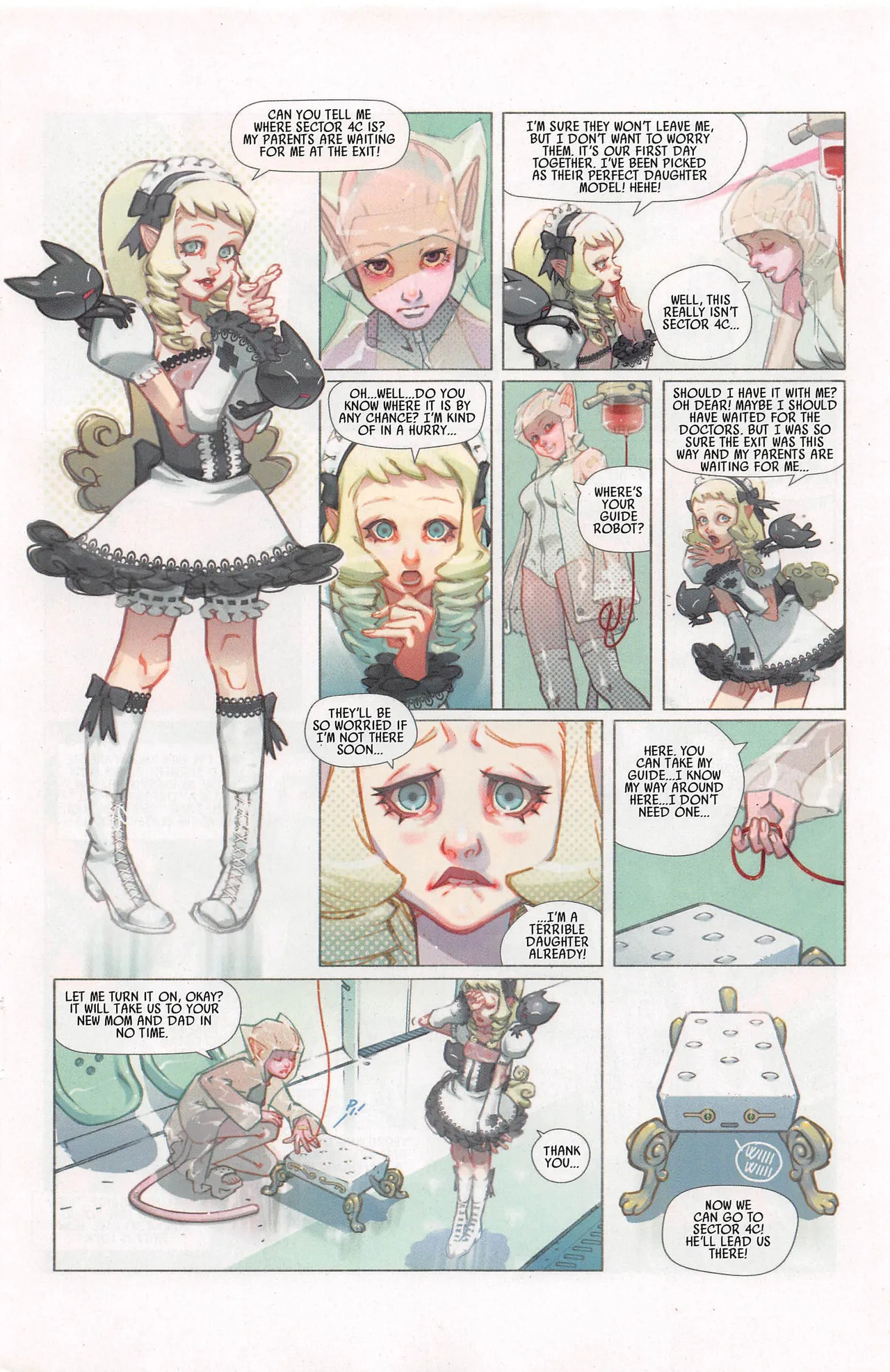 Sky Doll Collection #1: SpaceShip - Part 1 - Page 9