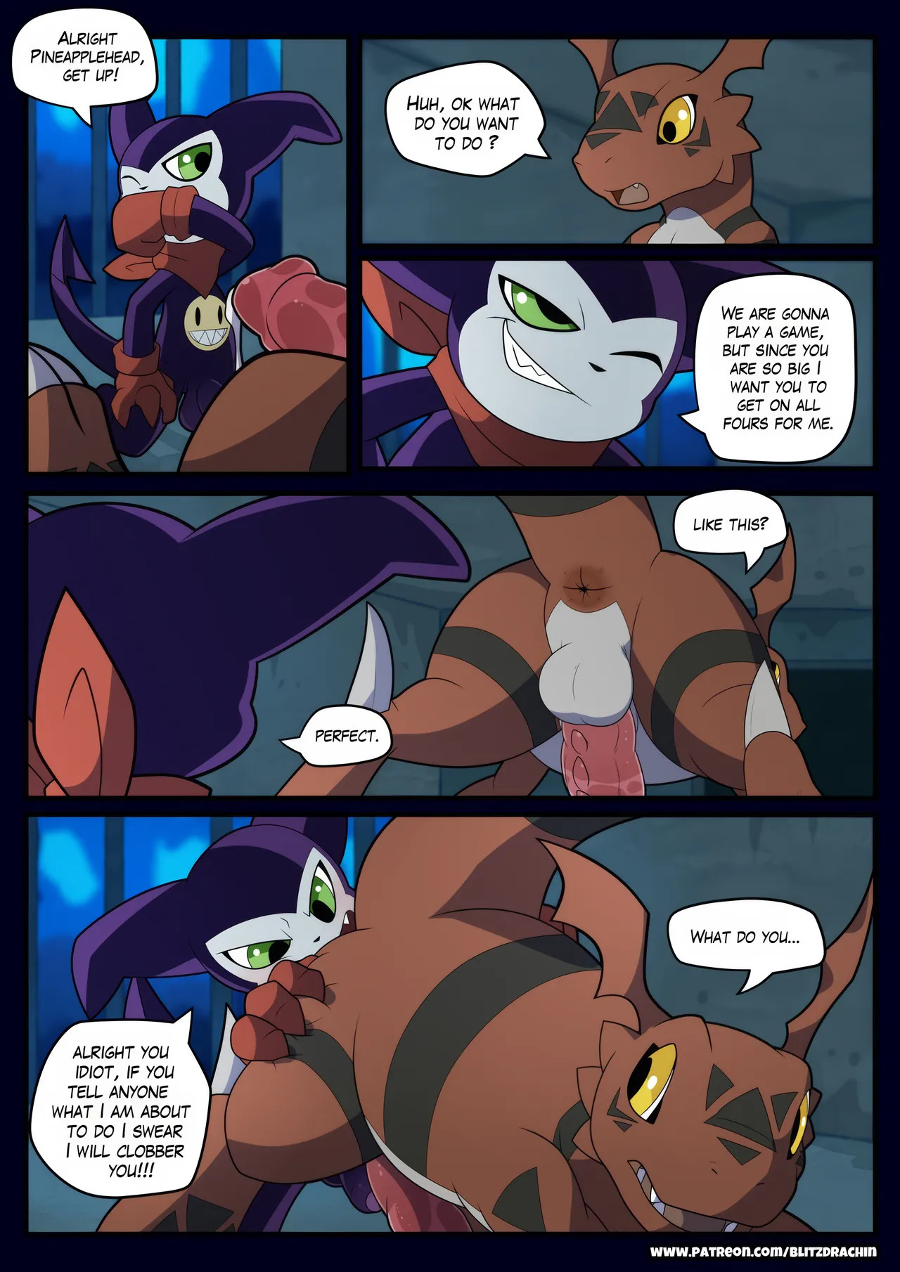 [blitzdrachin] An Inexperienced Guilmon [Hi-Res] - Page 13