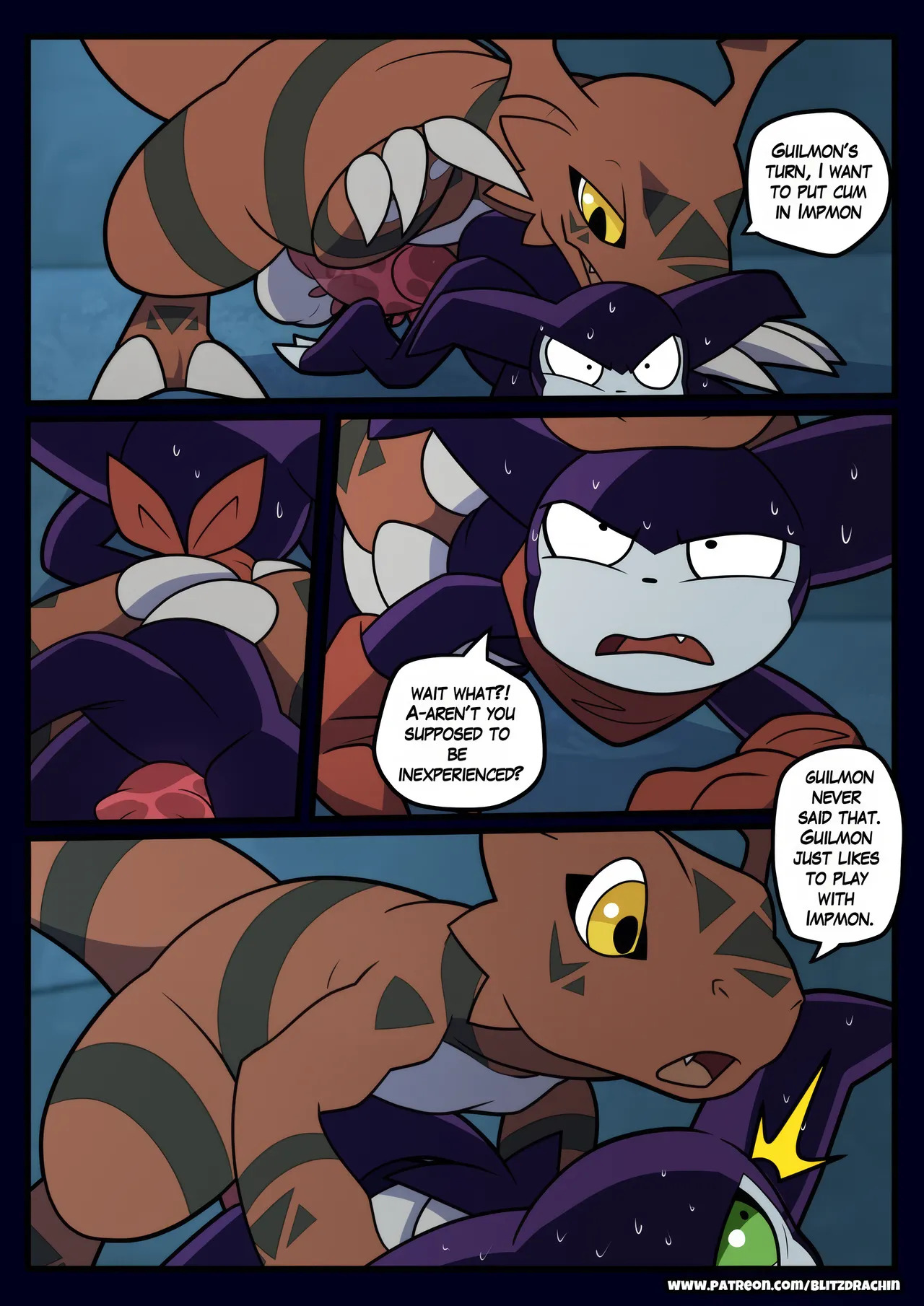 [blitzdrachin] An Inexperienced Guilmon [Hi-Res] - Page 27