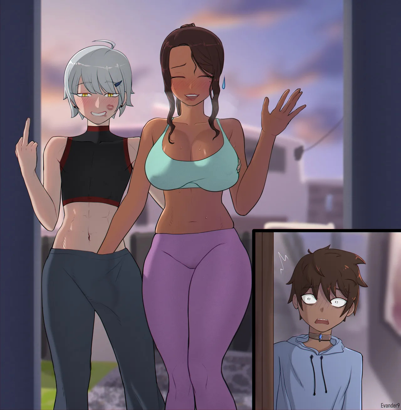 [Evander9] Mom x Femboy Bully NTR - Page 19