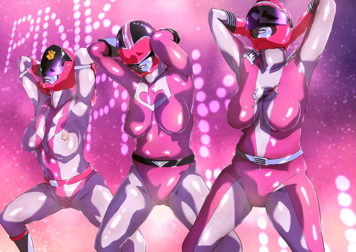 [Zizi] Cool Beauty Pink Oily Dance Matsuri! (Super Sentai)