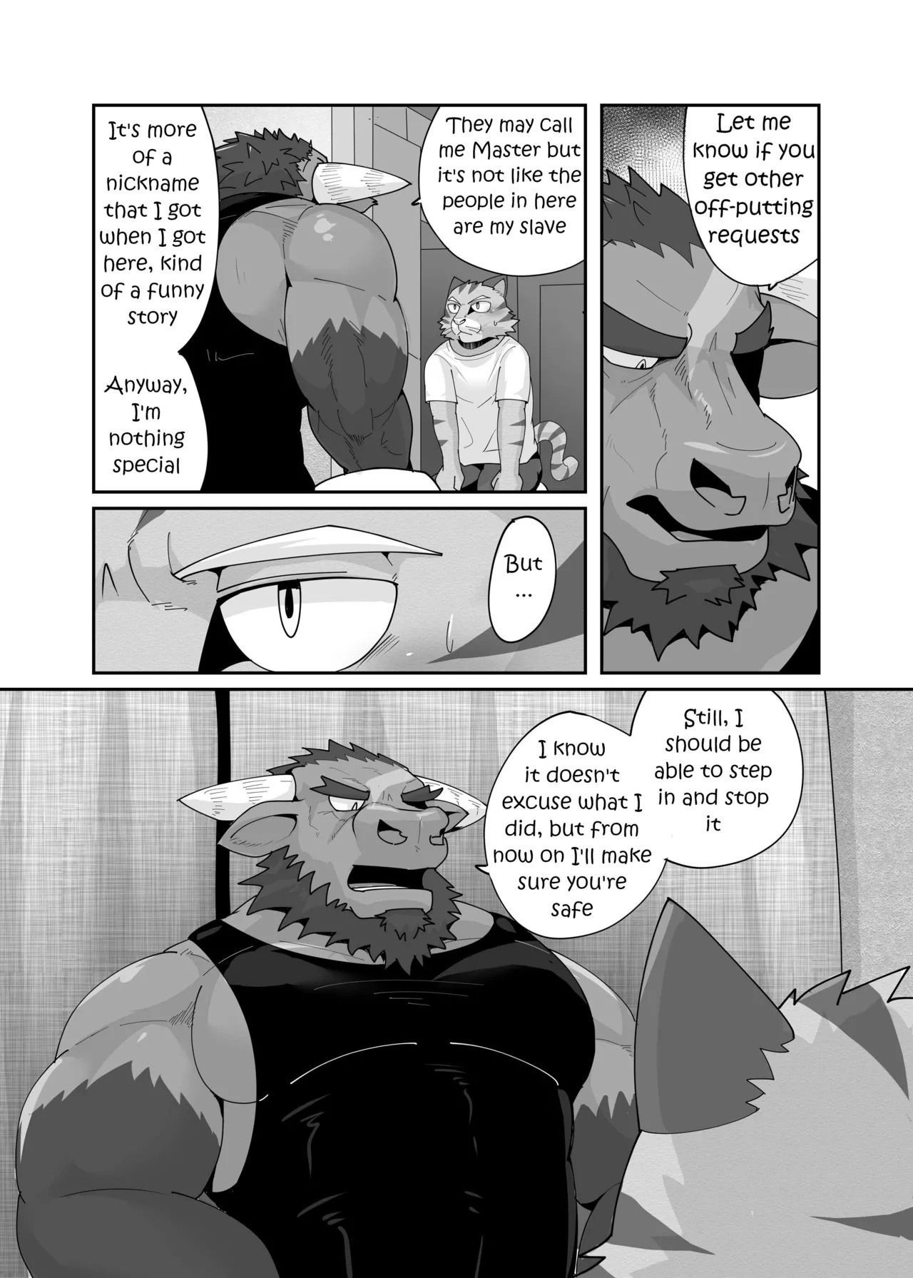 [Kyatune] The dormitory has a Master that rules over all the males (English) - Page 42