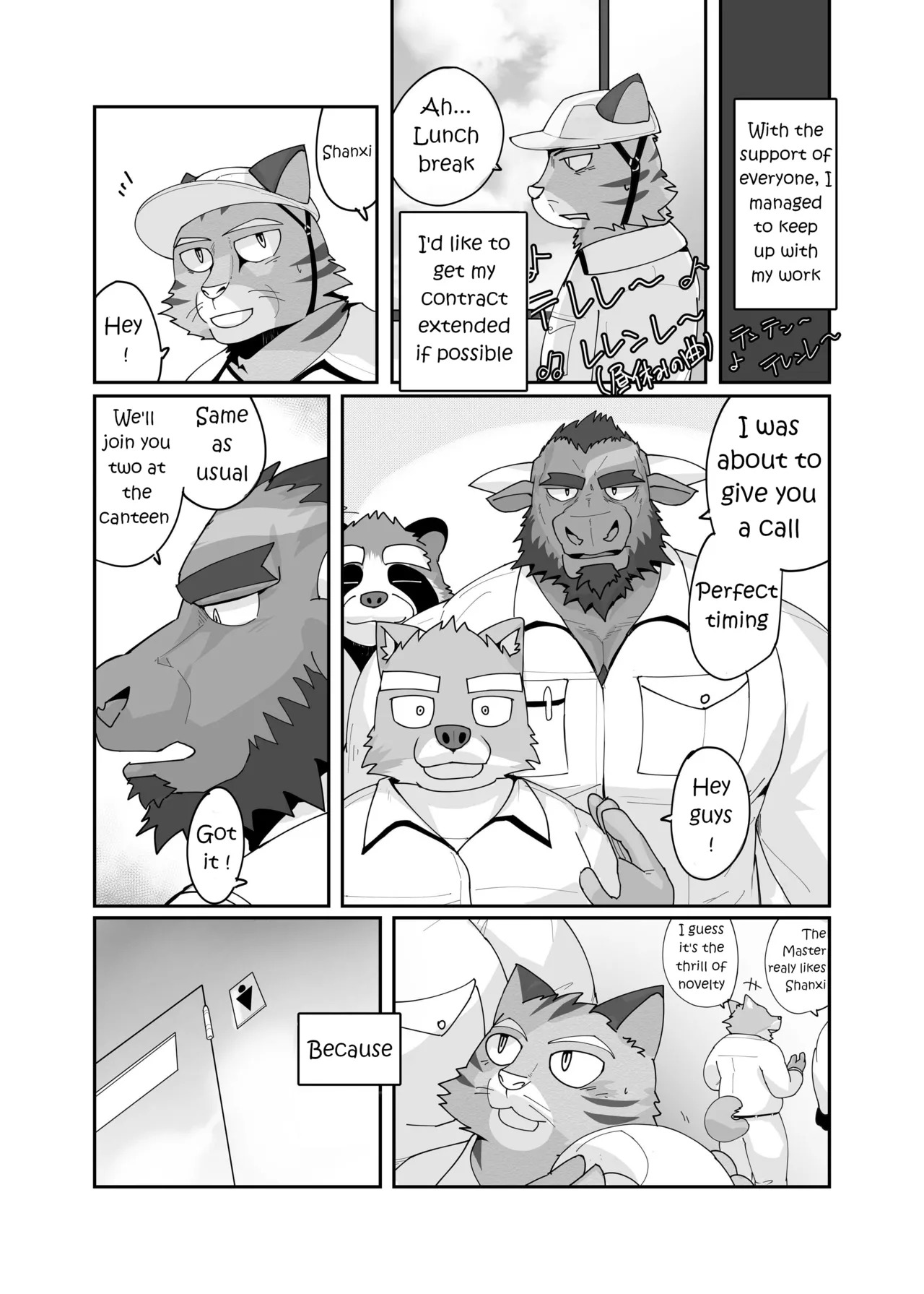 [Kyatune] The dormitory has a Master that rules over all the males (English) - Page 54