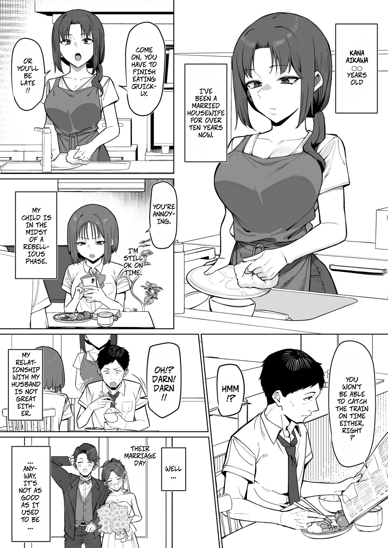 [MM] With The Housewife At My Part-Time Job 1-2 -- Baito saki no hitozuma to - Page 10