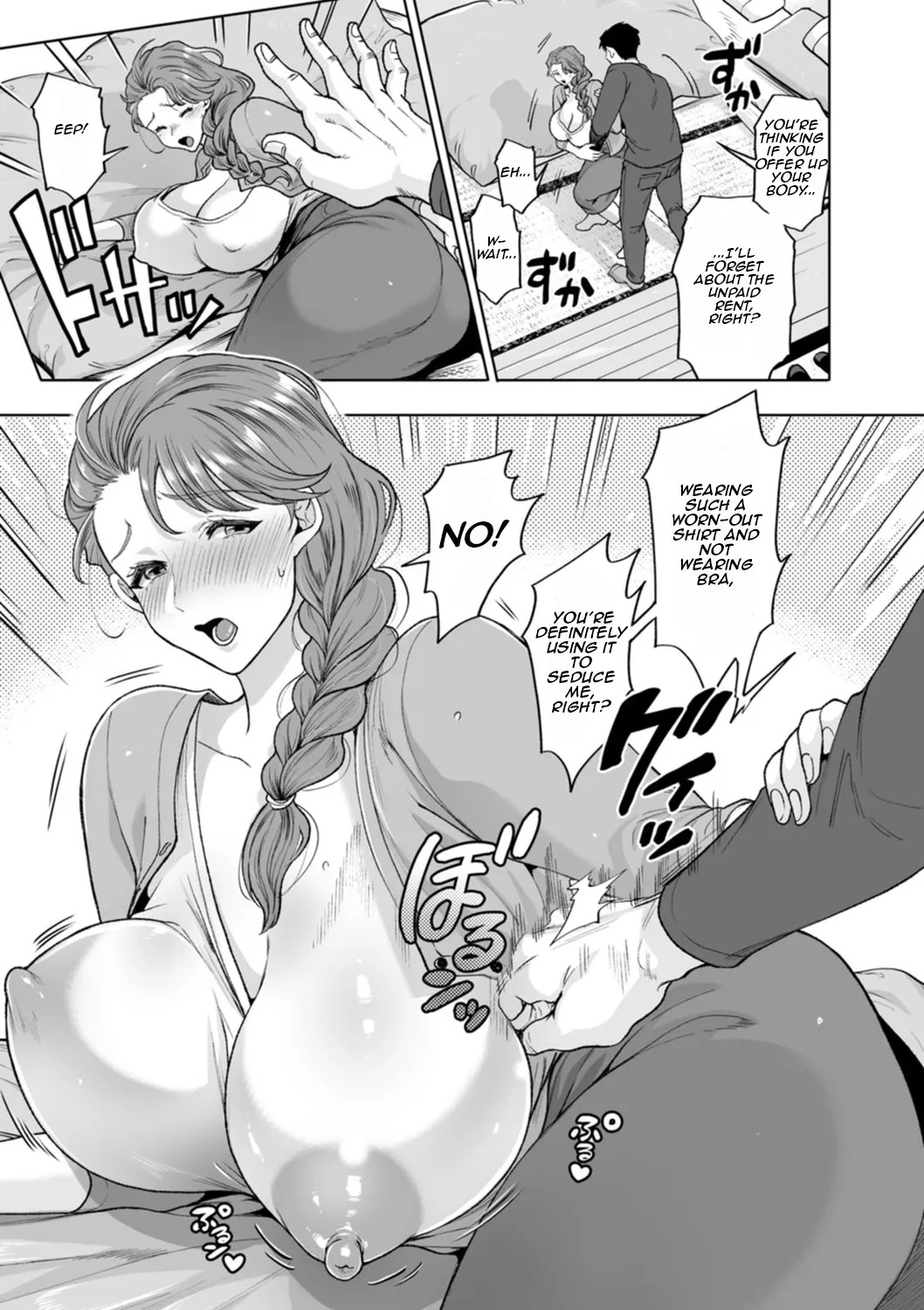 [Kijima Daisyarin] Chinkobi Apartment ~Fukou Hitozuma x Seikou Harai Hen~ | Cock-Pleasing Apartment: Unlucky Married Woman × Payment-in-Sex Edition (Nyuyoku Onsen) [English] [Aishi21] [Digital] - Page 5