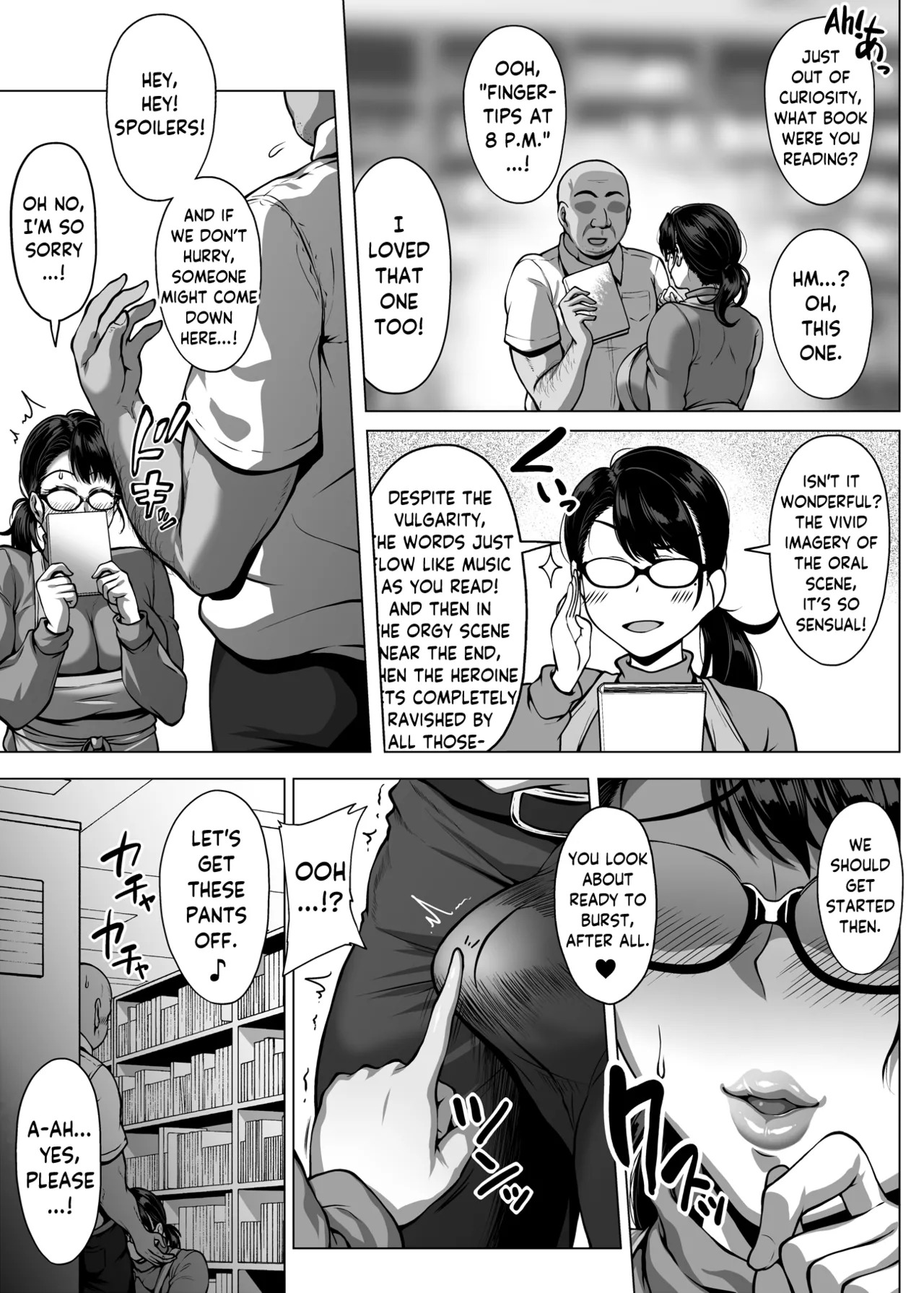 [Saint Seiya (Saint Shiro)] Omanko o Kashidashite Kureru Dosukebe Shisho-san | Lewd Librarian: Pussy for Loan [English] [skibidibenki] - Page 10