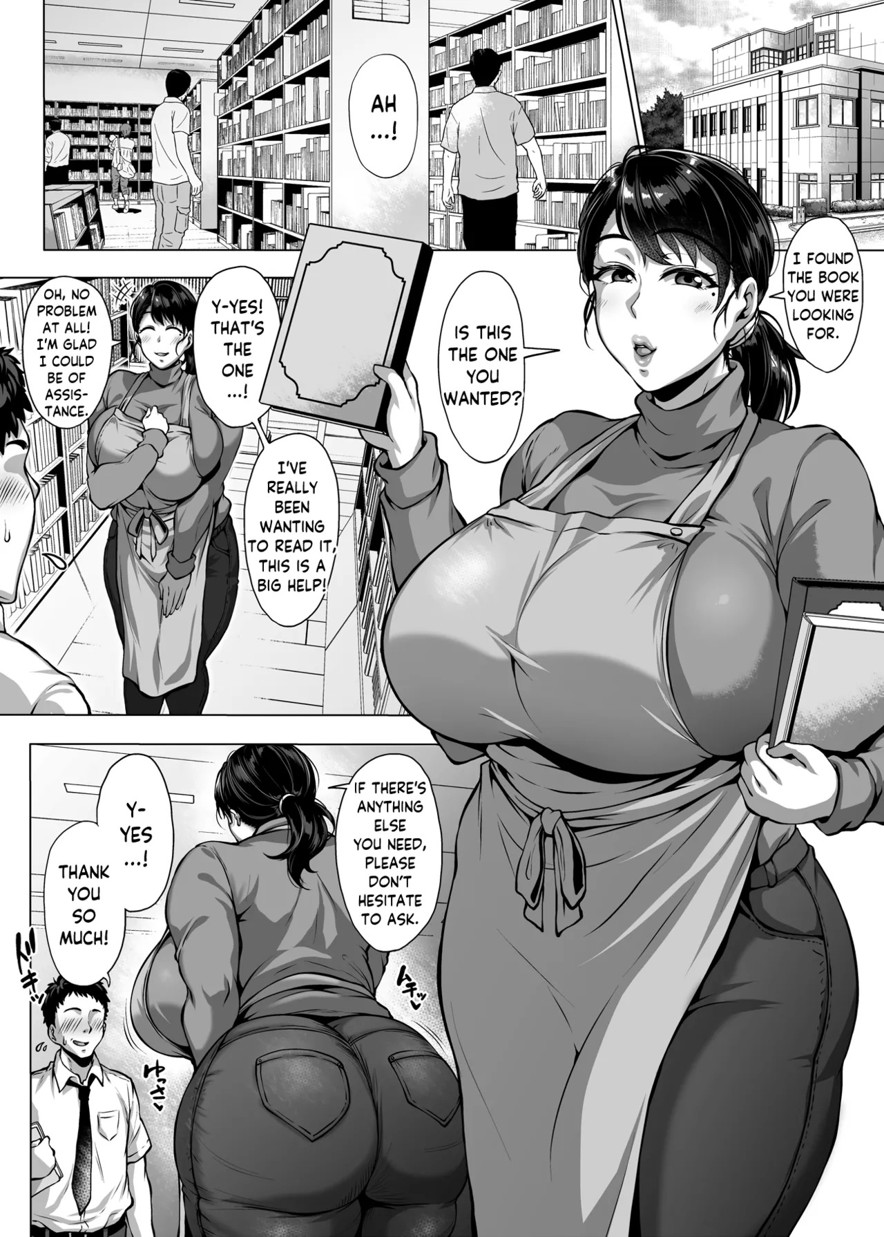 [Saint Seiya (Saint Shiro)] Omanko o Kashidashite Kureru Dosukebe Shisho-san | Lewd Librarian: Pussy for Loan [English] [skibidibenki] - Page 55