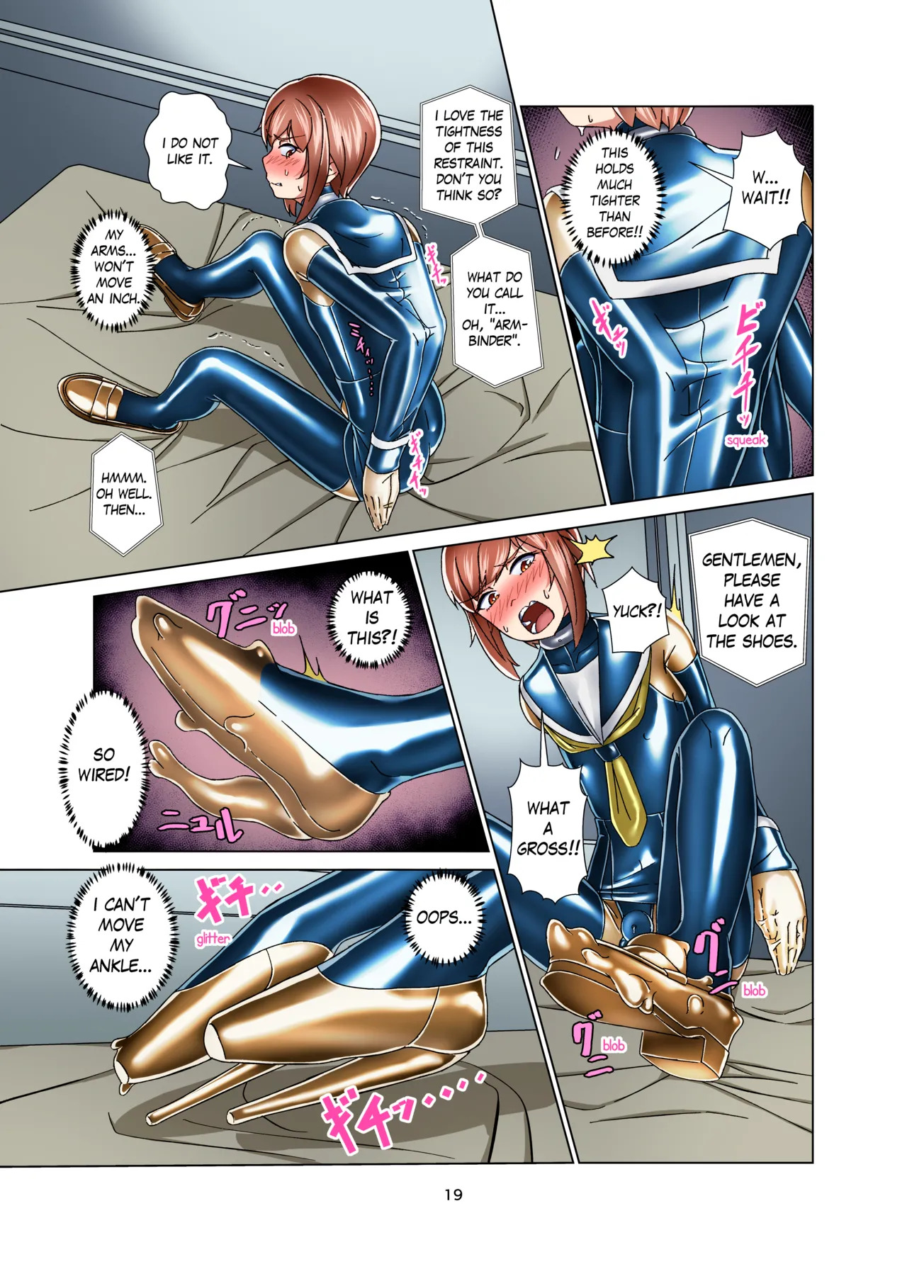 [Gumigumi Gou (Gumi11-gou)] Kimi Senyou Kousoku Kyousei Mesuiki Suit | Extreme Bondage and MESUIKI Costume Test with YOU [English] {Hen_Colorist} [Decensored] [Colorized] [Digital] - Page 19
