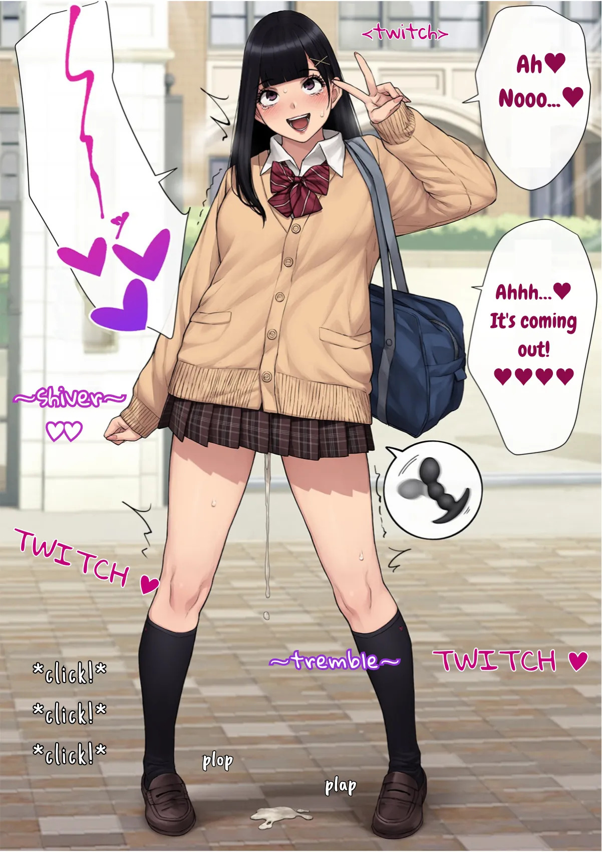[Trans Tribune (Wataya)] [Dansei shikkaku] Yui, School Uniform Photo Shoot [English] - Page 11