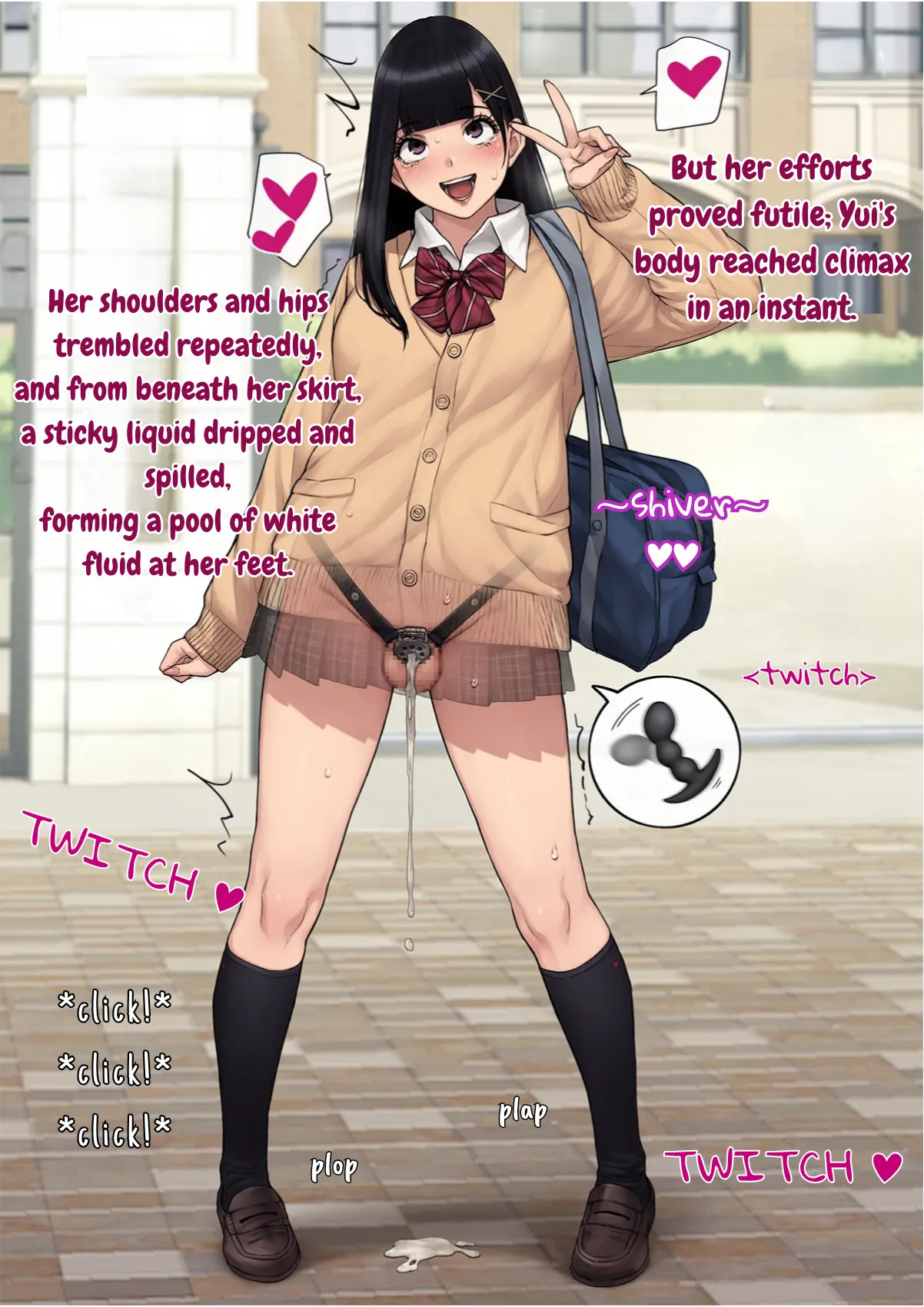 [Trans Tribune (Wataya)] [Dansei shikkaku] Yui, School Uniform Photo Shoot [English] - Page 12