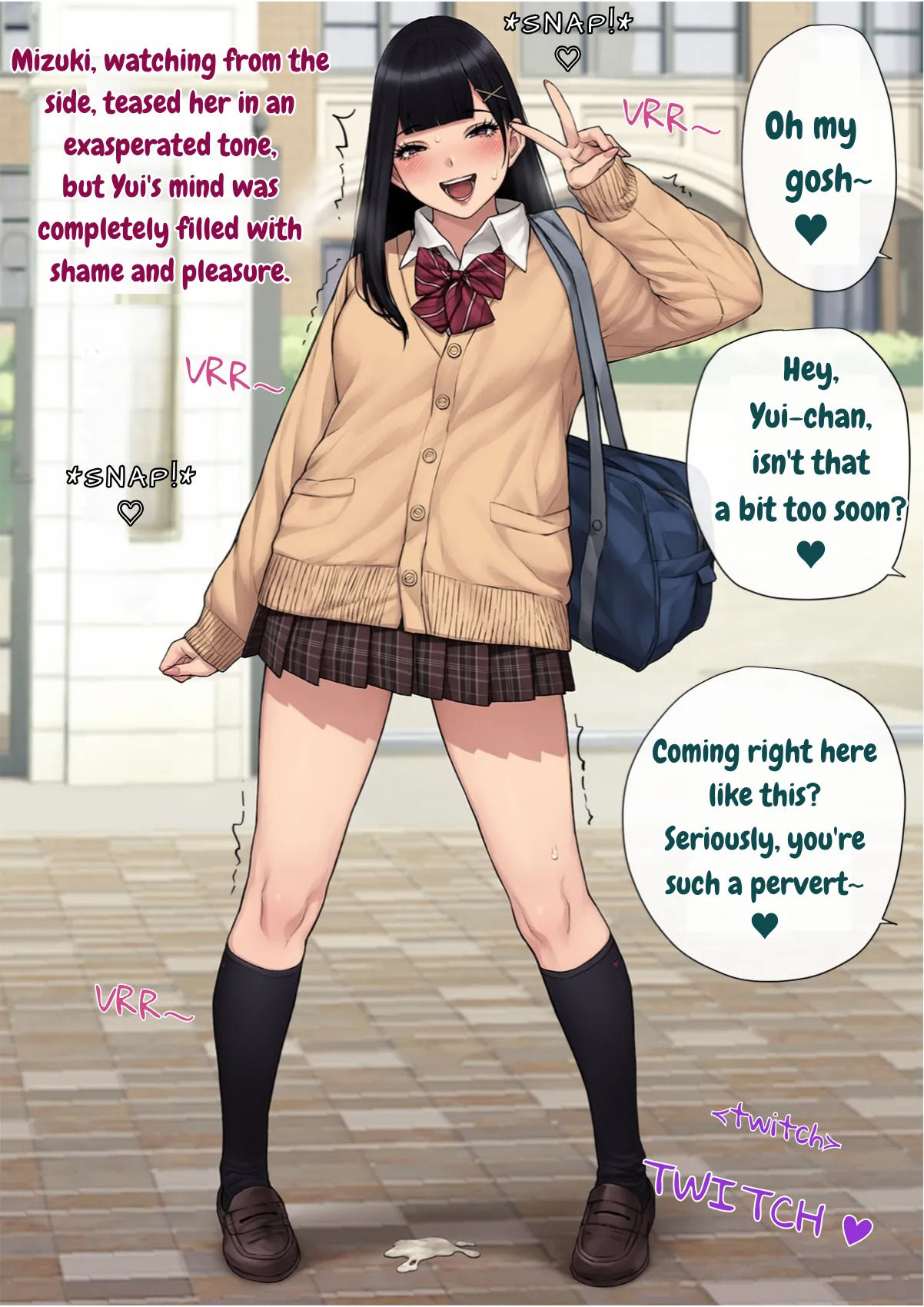 [Trans Tribune (Wataya)] [Dansei shikkaku] Yui, School Uniform Photo Shoot [English] - Page 13