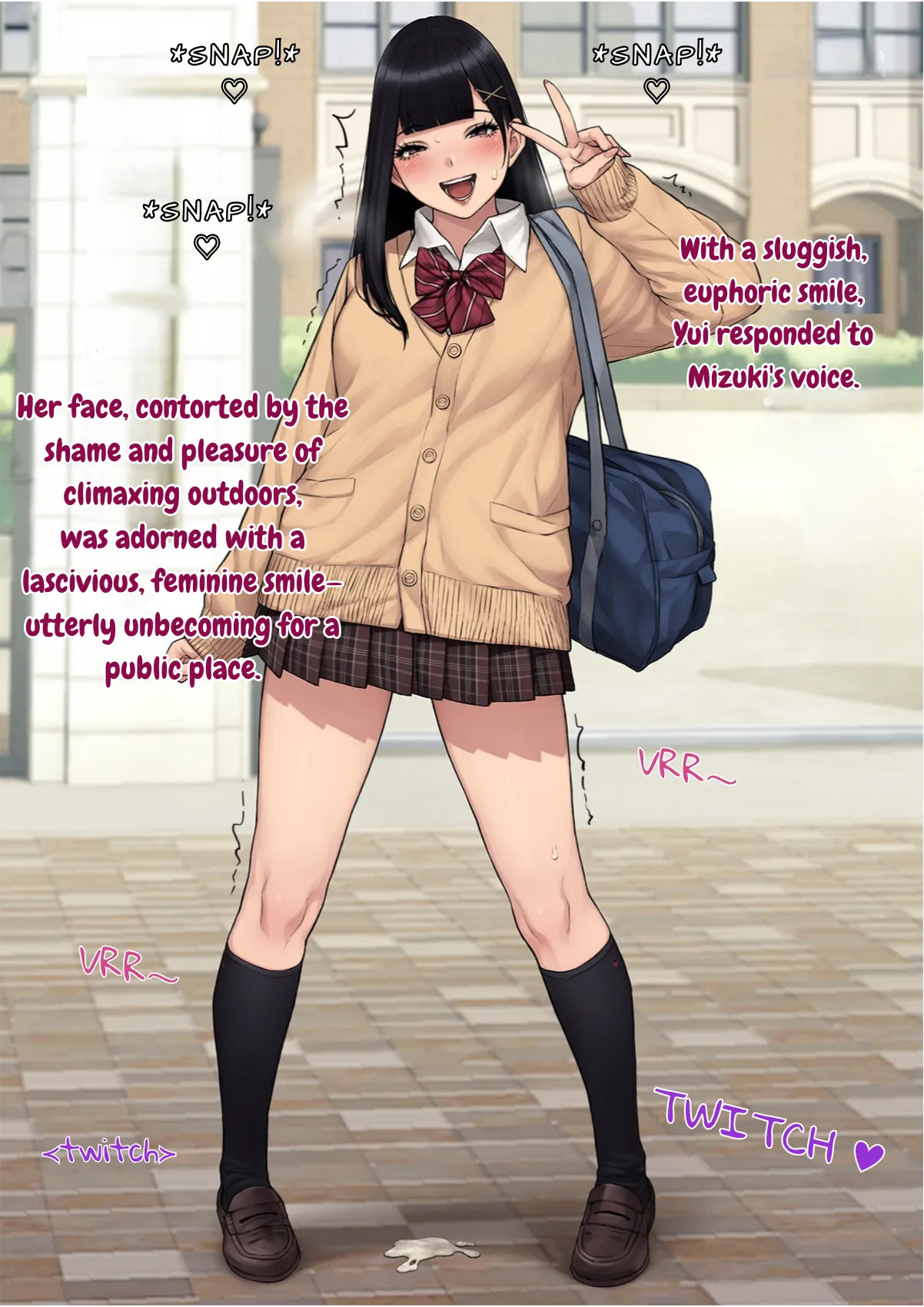 [Trans Tribune (Wataya)] [Dansei shikkaku] Yui, School Uniform Photo Shoot [English] - Page 15
