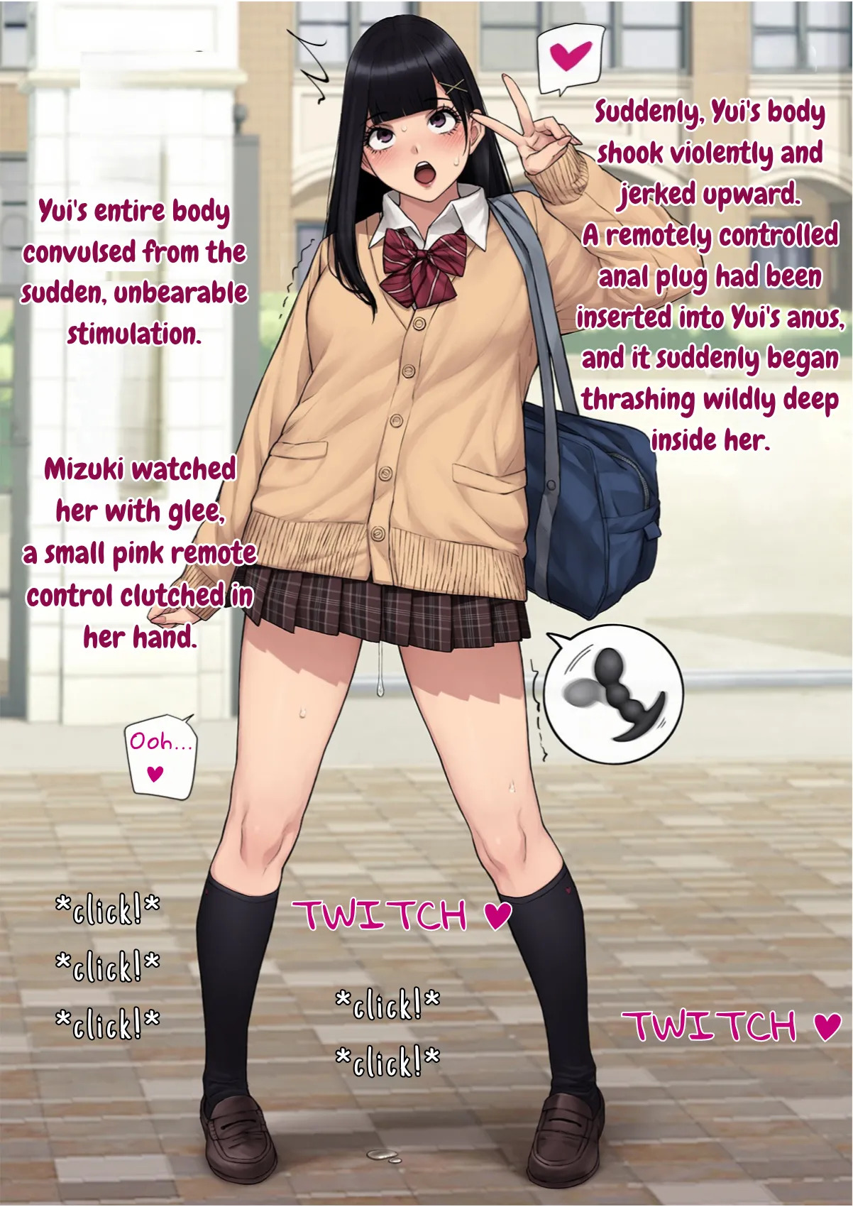[Trans Tribune (Wataya)] [Dansei shikkaku] Yui, School Uniform Photo Shoot [English] - Page 9
