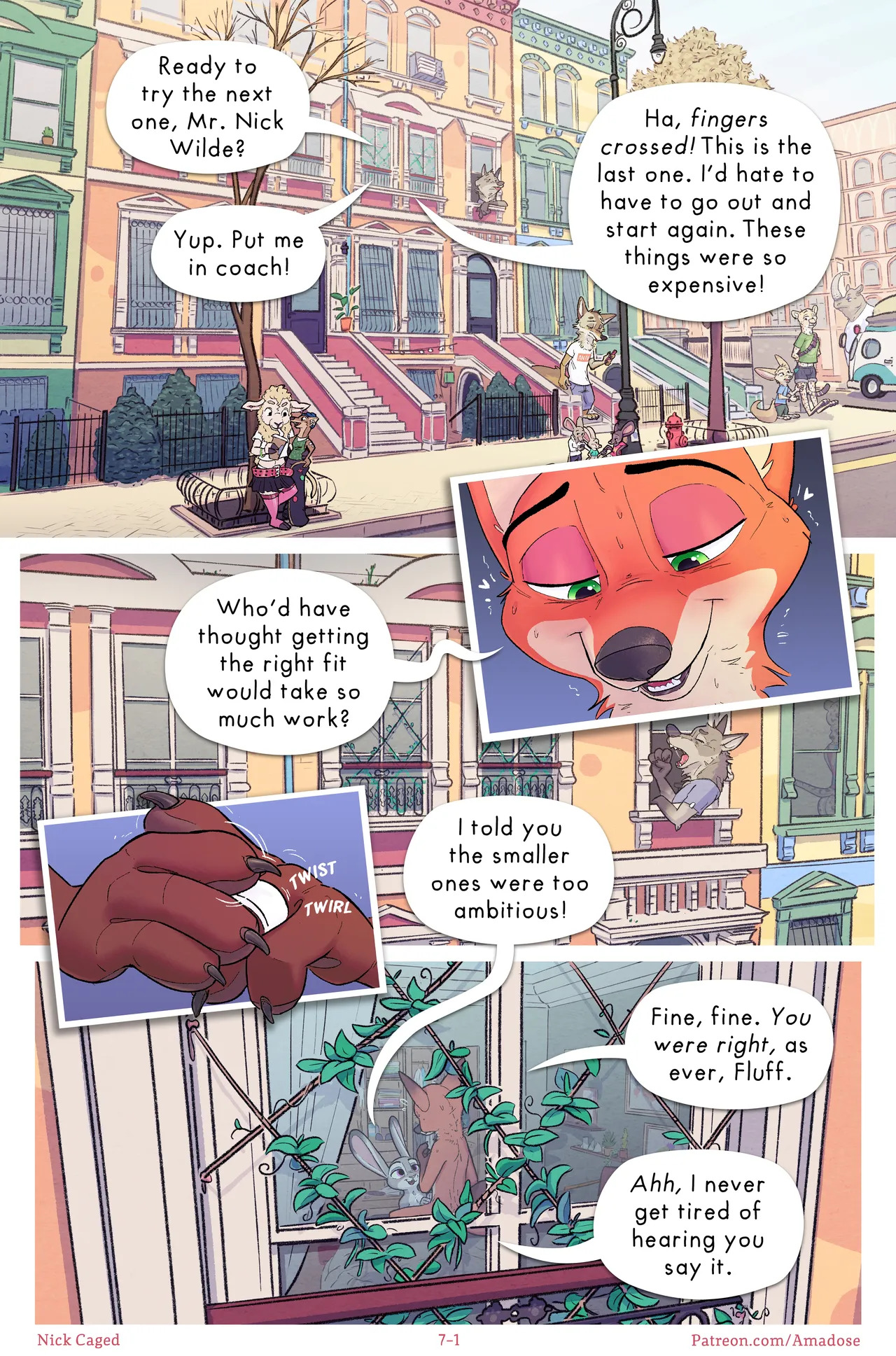 [Amadose] The Fox, The Rabbit, and The Bull ch.1-7 (Zootopia) [ongoing] - Page 111