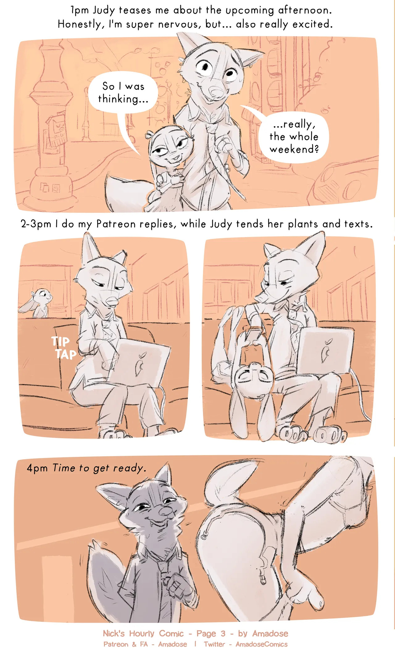 [Amadose] The Fox, The Rabbit, and The Bull ch.1-7 (Zootopia) [ongoing] - Page 57