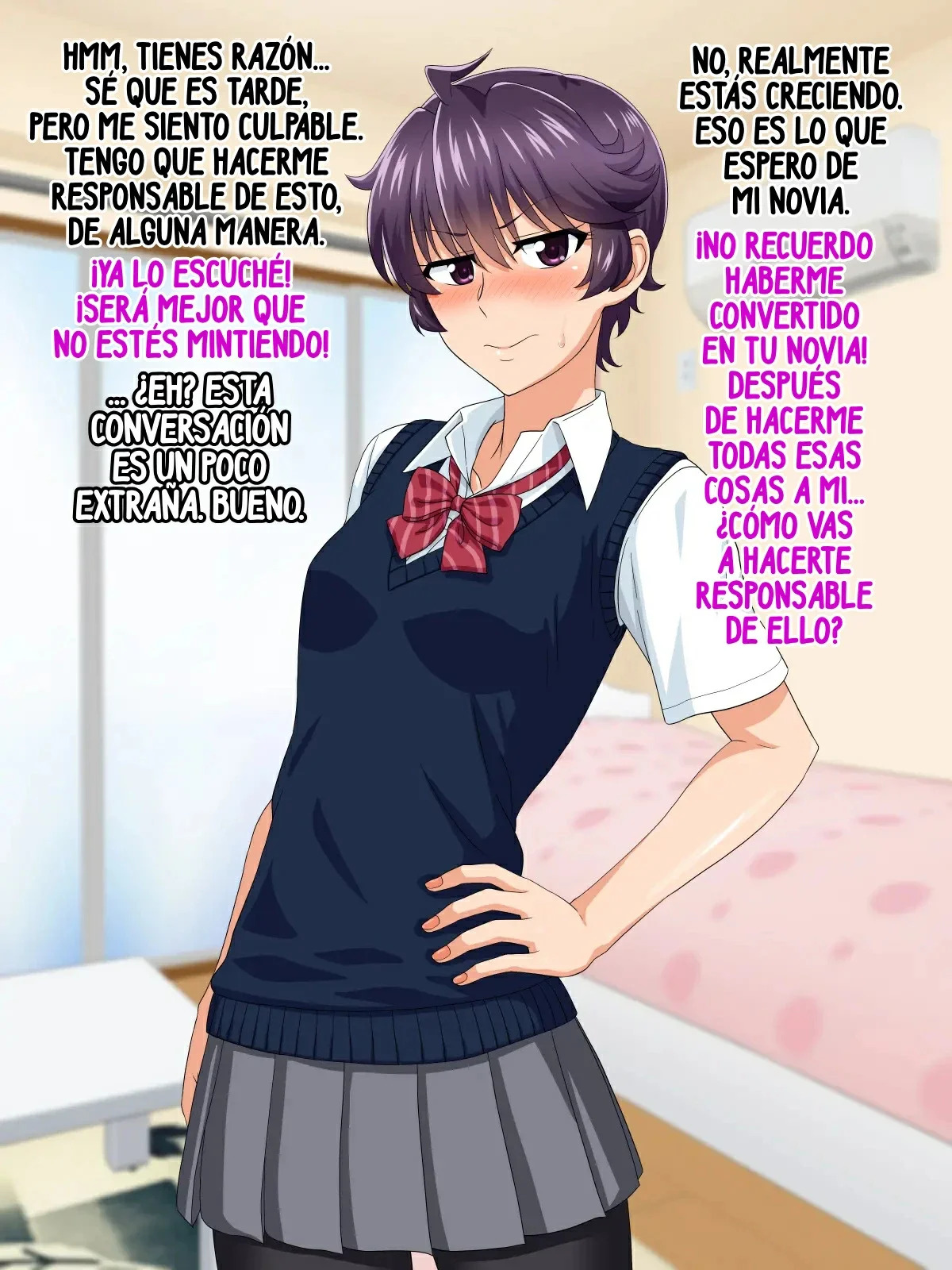 [PO Buyuu (Nagi Ichi)] Mannish Musume no Honne wa Sukebe na Bakunyuu Musume | A Mannish Girl's Hidden Side Is A Lusty Busty Girl [Spanish] - Page 104