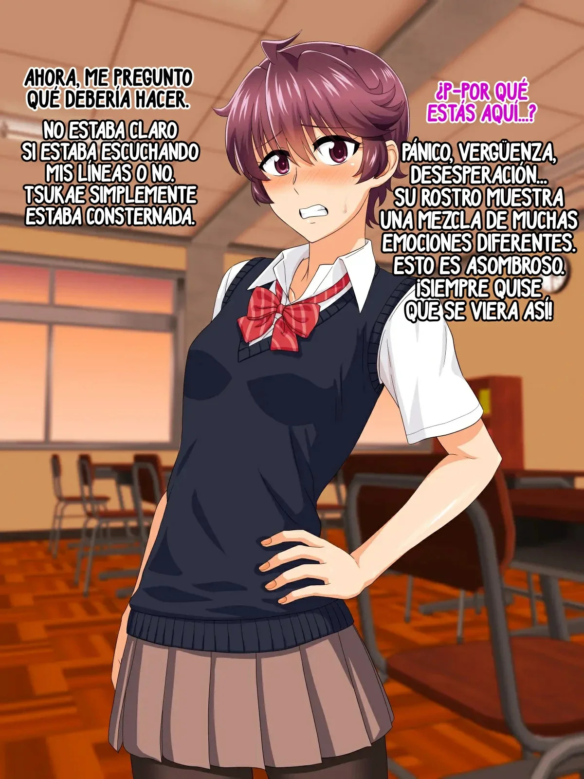 [PO Buyuu (Nagi Ichi)] Mannish Musume no Honne wa Sukebe na Bakunyuu Musume | A Mannish Girl's Hidden Side Is A Lusty Busty Girl [Spanish] - Page 12