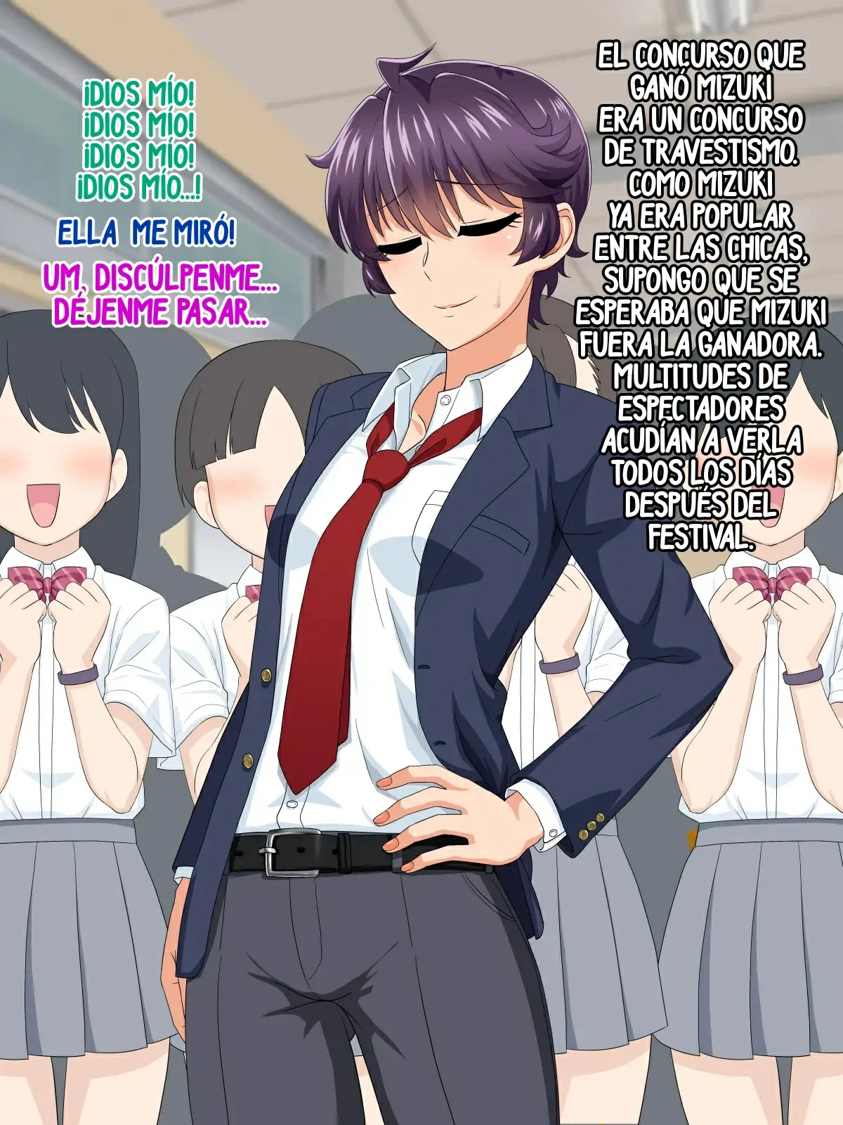 [PO Buyuu (Nagi Ichi)] Mannish Musume no Honne wa Sukebe na Bakunyuu Musume | A Mannish Girl's Hidden Side Is A Lusty Busty Girl [Spanish] - Page 129