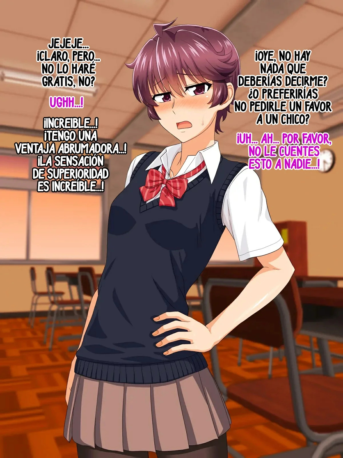 [PO Buyuu (Nagi Ichi)] Mannish Musume no Honne wa Sukebe na Bakunyuu Musume | A Mannish Girl's Hidden Side Is A Lusty Busty Girl [Spanish] - Page 13