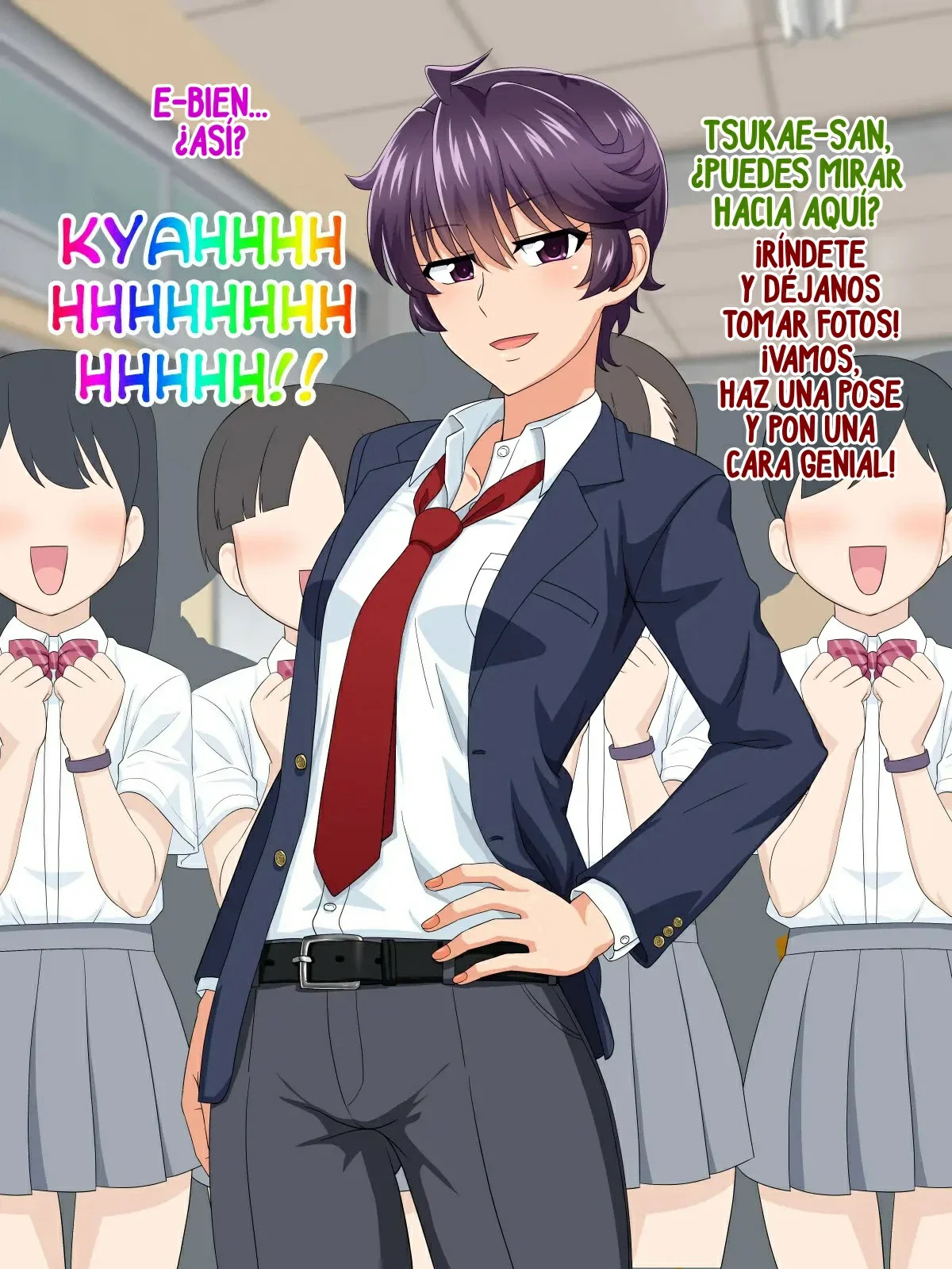 [PO Buyuu (Nagi Ichi)] Mannish Musume no Honne wa Sukebe na Bakunyuu Musume | A Mannish Girl's Hidden Side Is A Lusty Busty Girl [Spanish] - Page 130