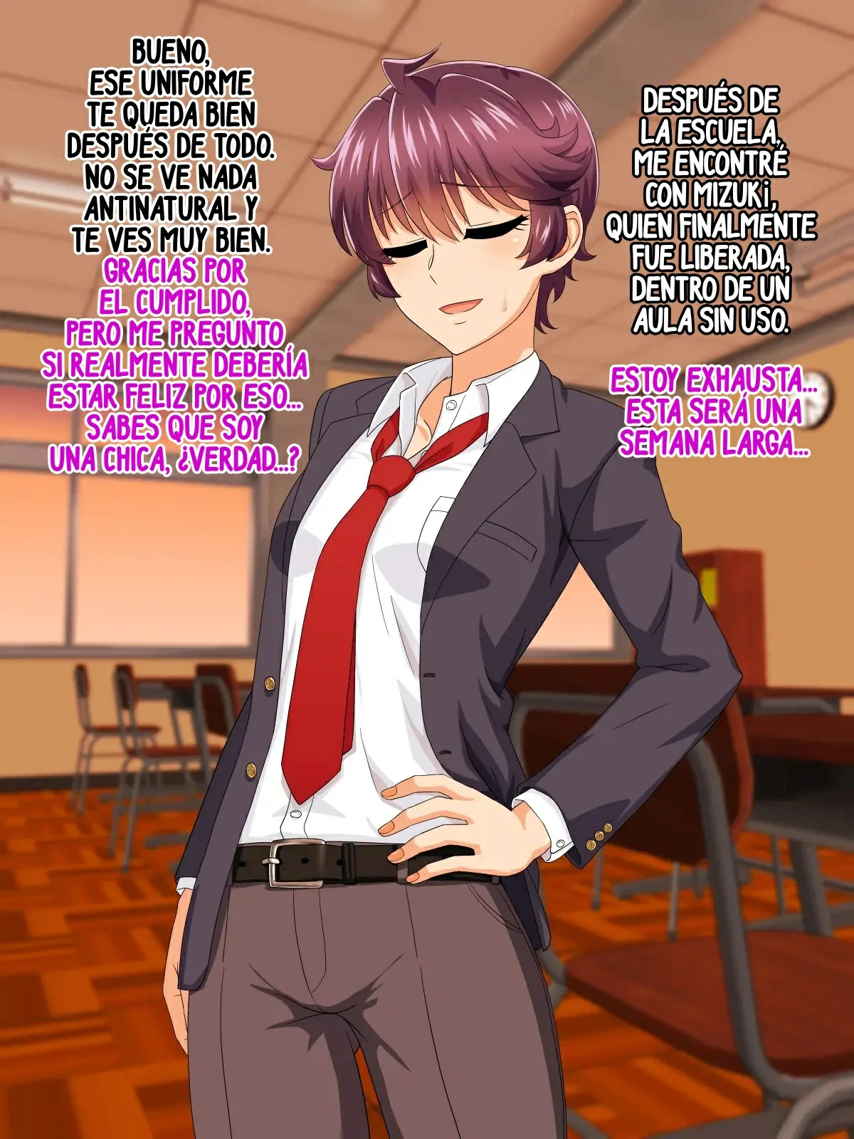 [PO Buyuu (Nagi Ichi)] Mannish Musume no Honne wa Sukebe na Bakunyuu Musume | A Mannish Girl's Hidden Side Is A Lusty Busty Girl [Spanish] - Page 131