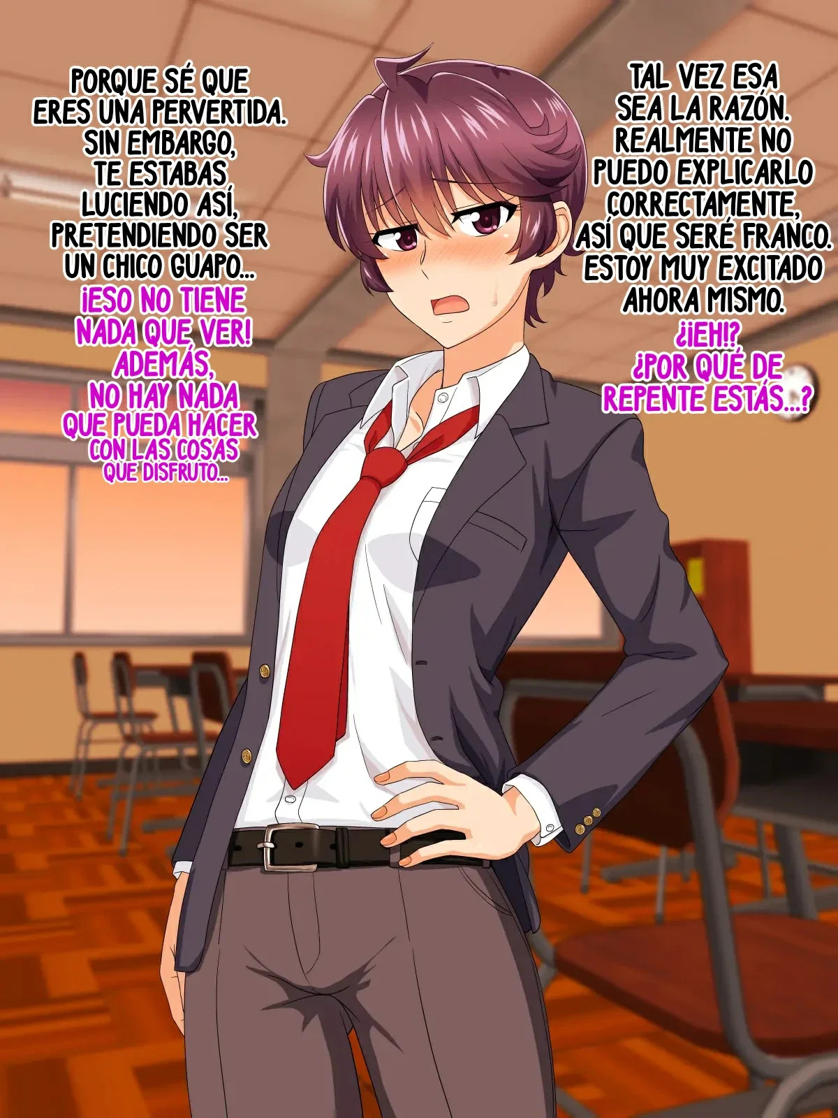 [PO Buyuu (Nagi Ichi)] Mannish Musume no Honne wa Sukebe na Bakunyuu Musume | A Mannish Girl's Hidden Side Is A Lusty Busty Girl [Spanish] - Page 132