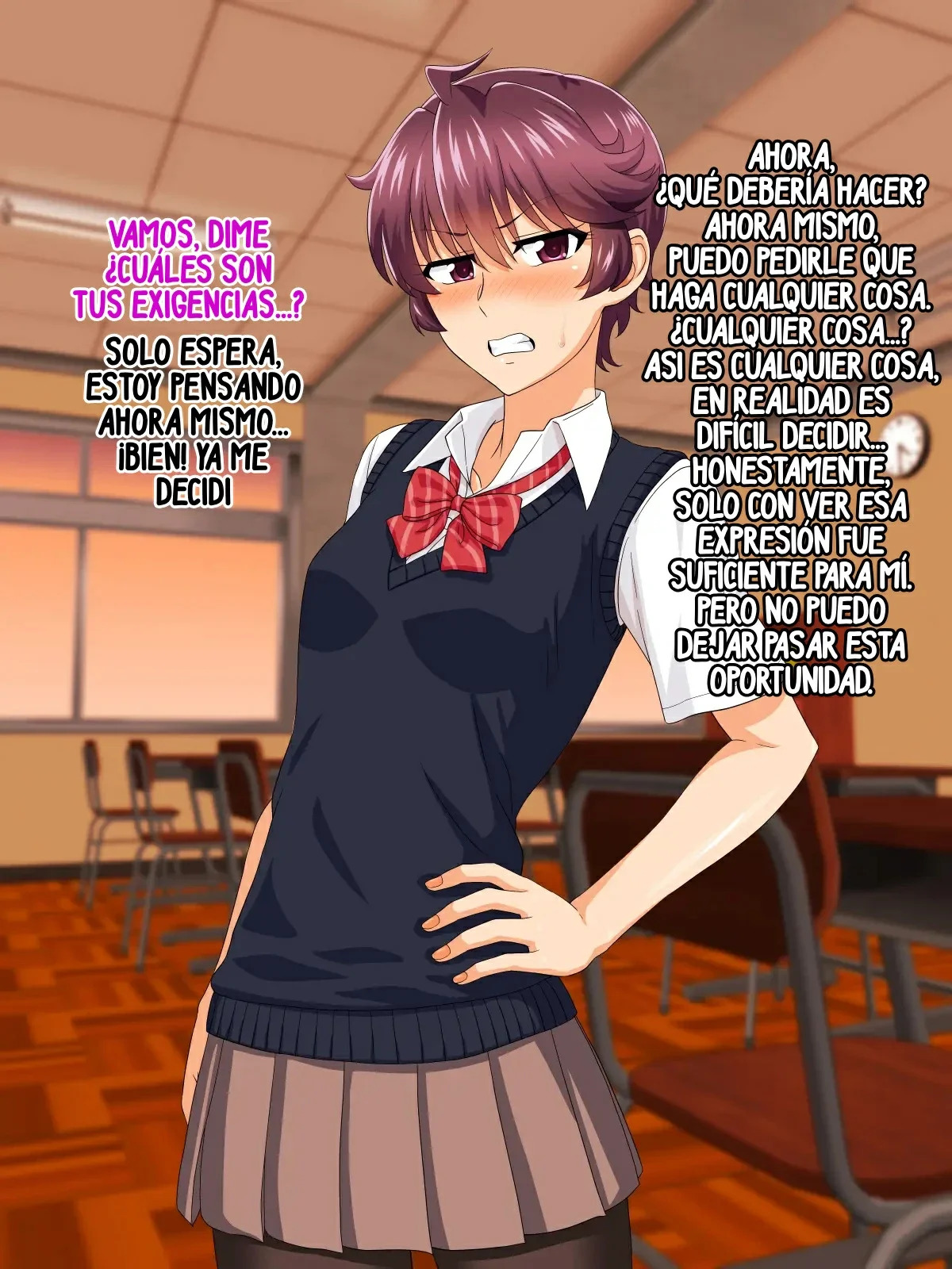 [PO Buyuu (Nagi Ichi)] Mannish Musume no Honne wa Sukebe na Bakunyuu Musume | A Mannish Girl's Hidden Side Is A Lusty Busty Girl [Spanish] - Page 14