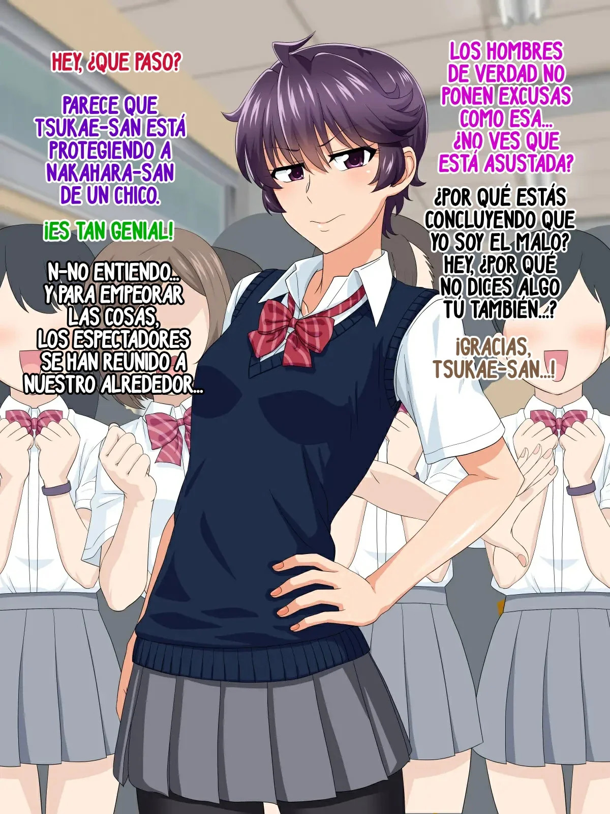 [PO Buyuu (Nagi Ichi)] Mannish Musume no Honne wa Sukebe na Bakunyuu Musume | A Mannish Girl's Hidden Side Is A Lusty Busty Girl [Spanish] - Page 5