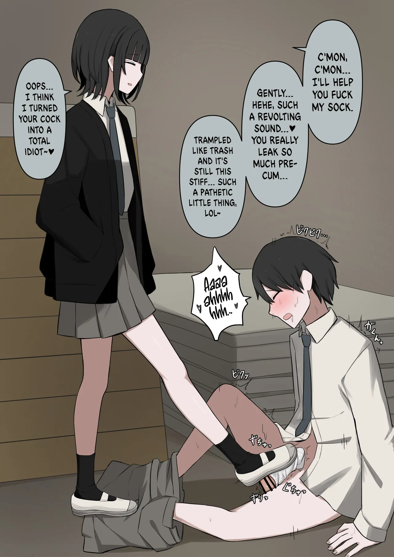 [Kaoinshou Zero] 1-Jikan ni Ikkai Hatsujou suru Boku to S datta Noku no Suki na Hito | Me Who Gets Horny Every Hour and the Sadist I Love [English] - Page 36