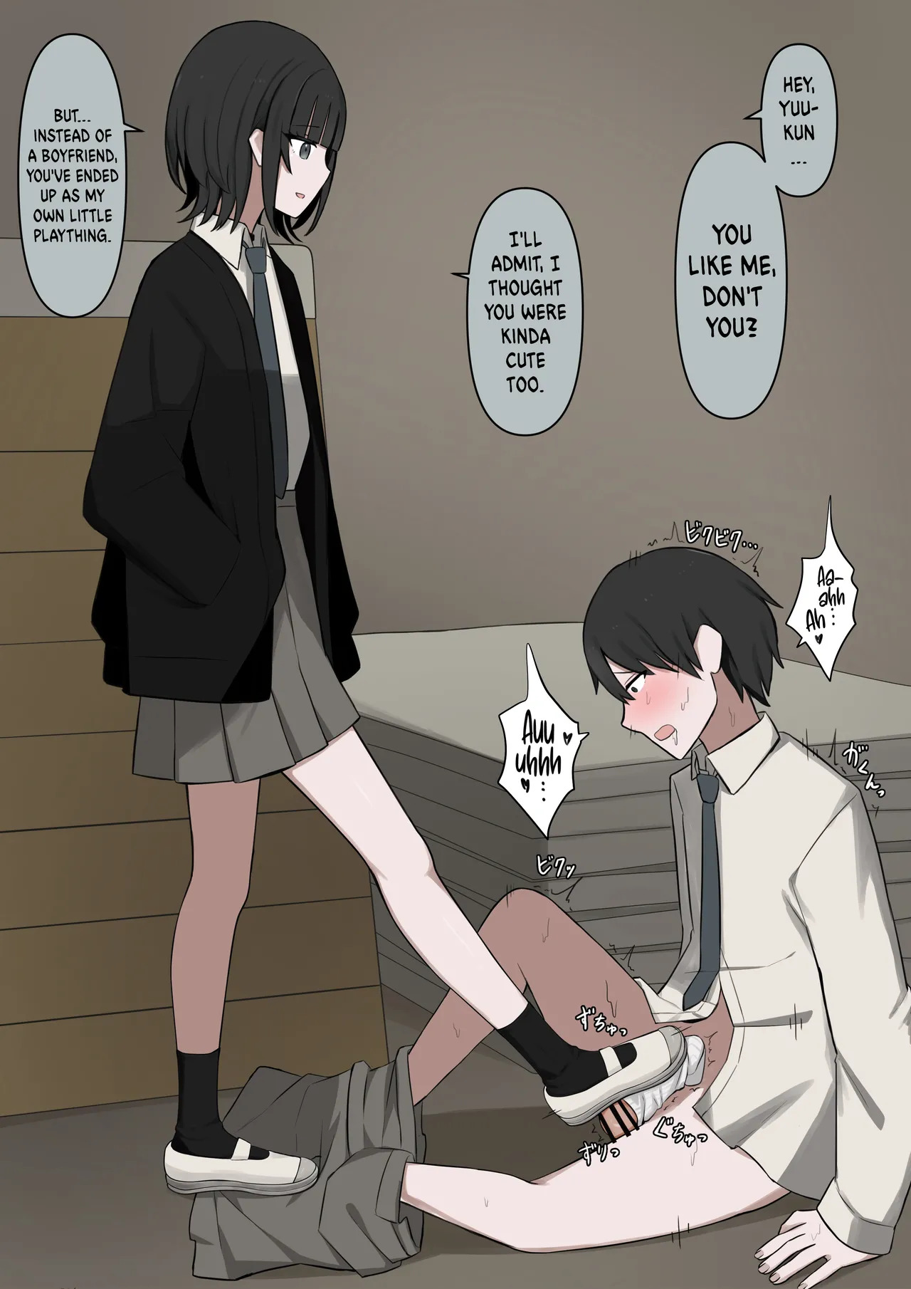 [Kaoinshou Zero] 1-Jikan ni Ikkai Hatsujou suru Boku to S datta Noku no Suki na Hito | Me Who Gets Horny Every Hour and the Sadist I Love [English] - Page 37