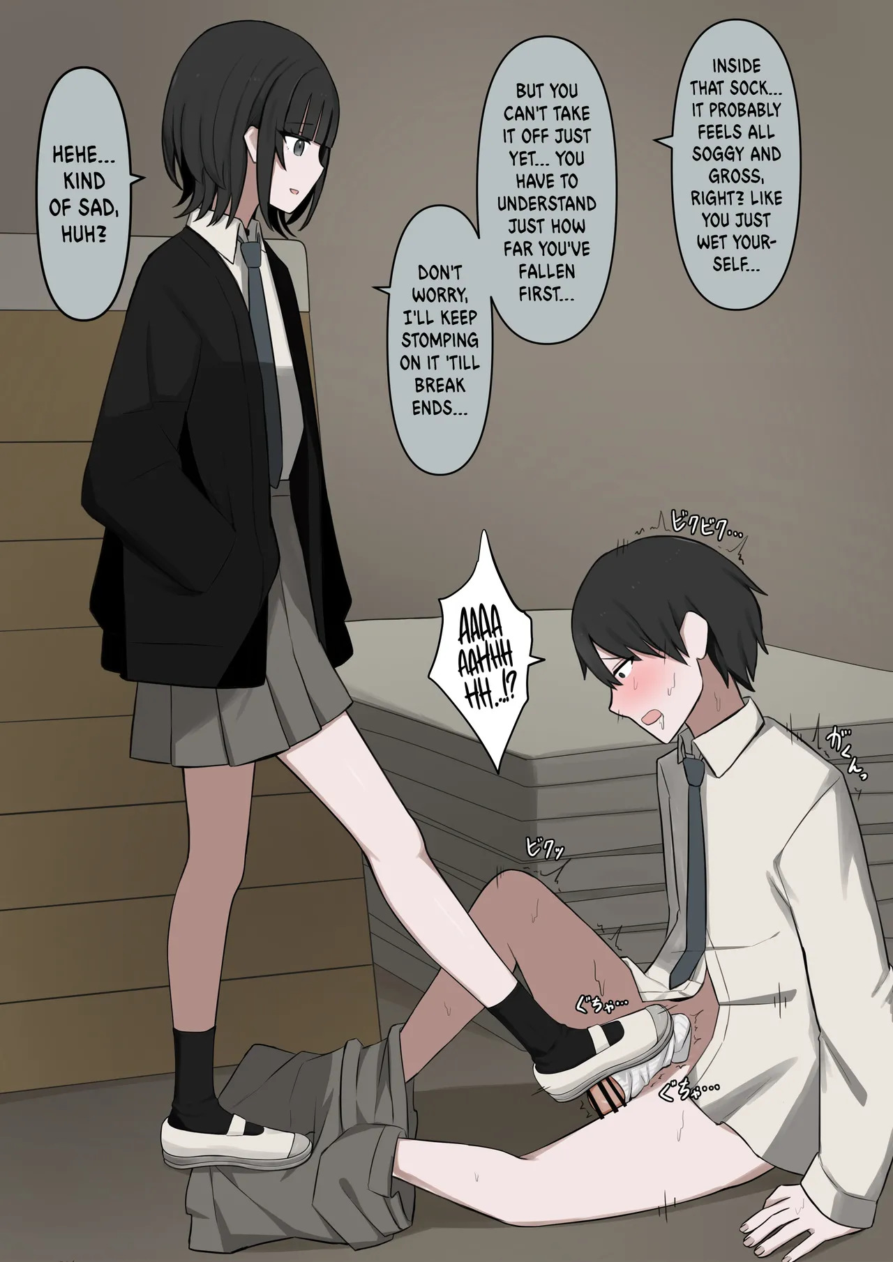[Kaoinshou Zero] 1-Jikan ni Ikkai Hatsujou suru Boku to S datta Noku no Suki na Hito | Me Who Gets Horny Every Hour and the Sadist I Love [English] - Page 39