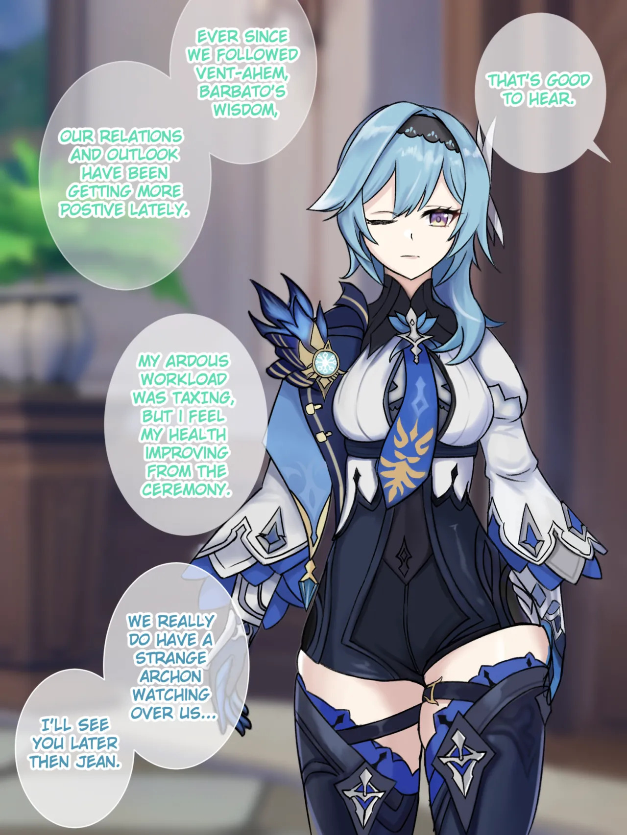 [BruLee] Pleasure Blume Release - Eula (Genshin Impact) [English] - Page 10