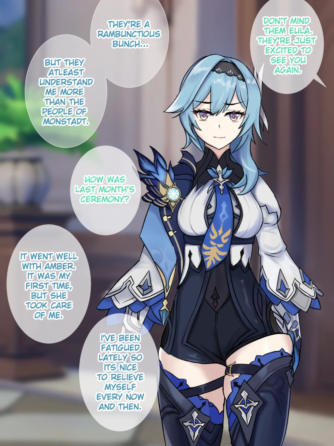 [BruLee] Pleasure Blume Release - Eula (Genshin Impact) [English] - Page 9
