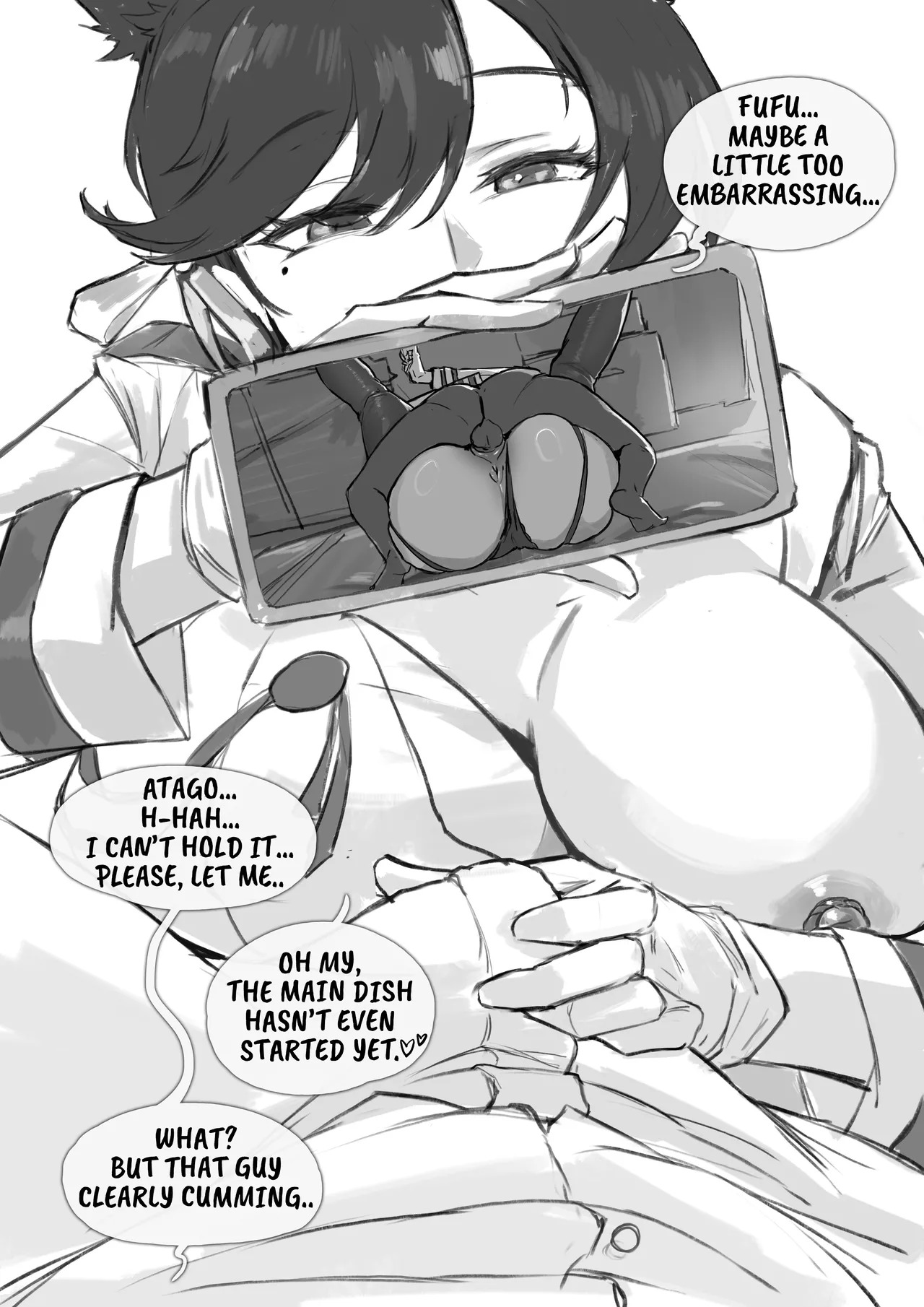 [Frozenspiderlily] Atago Fall Record：NETORASE Sequence (Azur Lane) [English] [Decensored] - Page 49