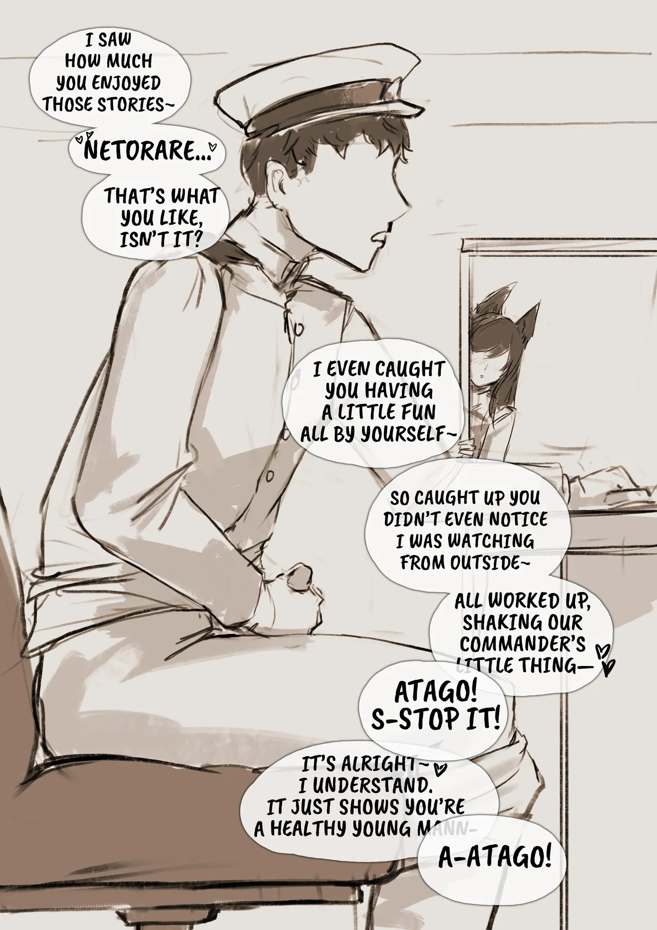 [Frozenspiderlily] Atago Fall Record：NETORASE Sequence (Azur Lane) [English] [Decensored] - Page 9
