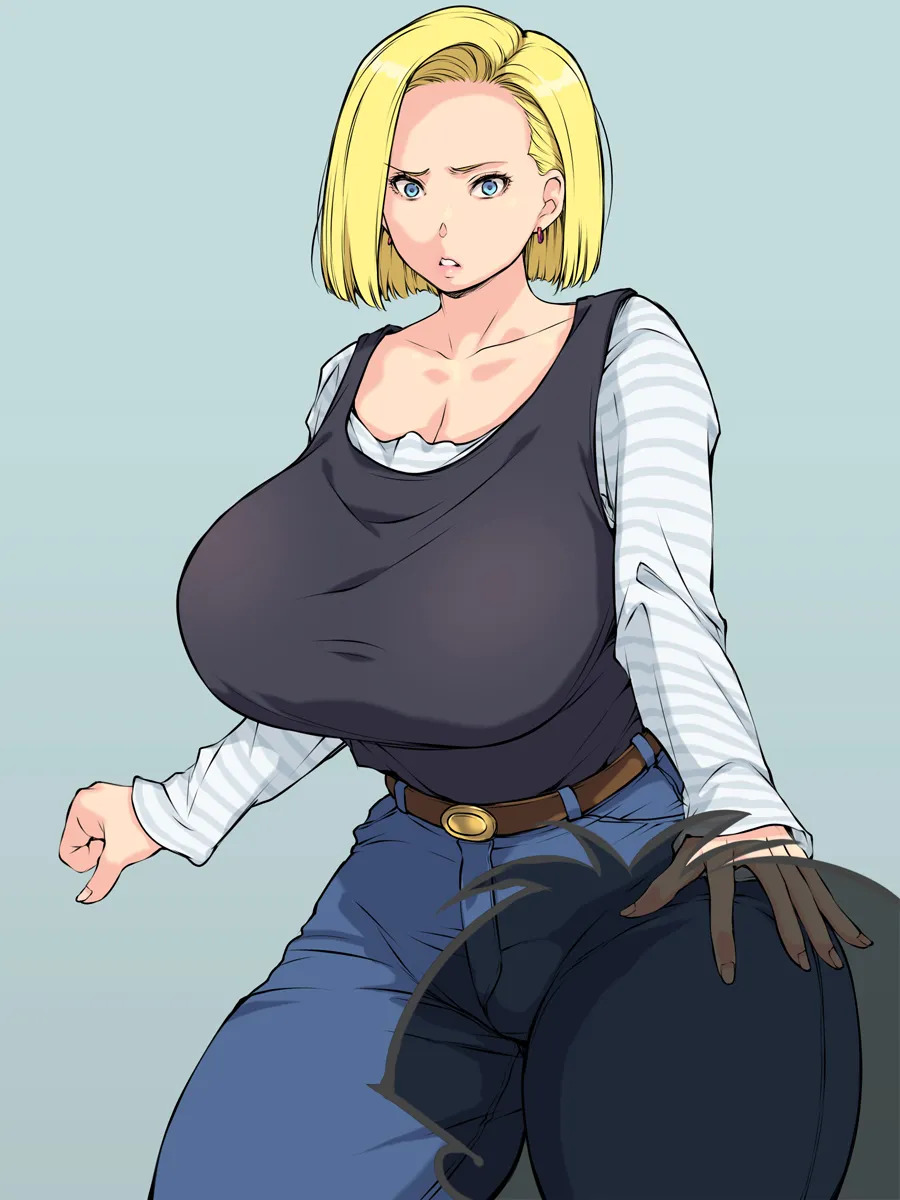 [はなきん桜 (横十輔)] いきなり巨乳パコり ～種付け異星人が18号を押しかけ寝取り堕とし～ - Page 86