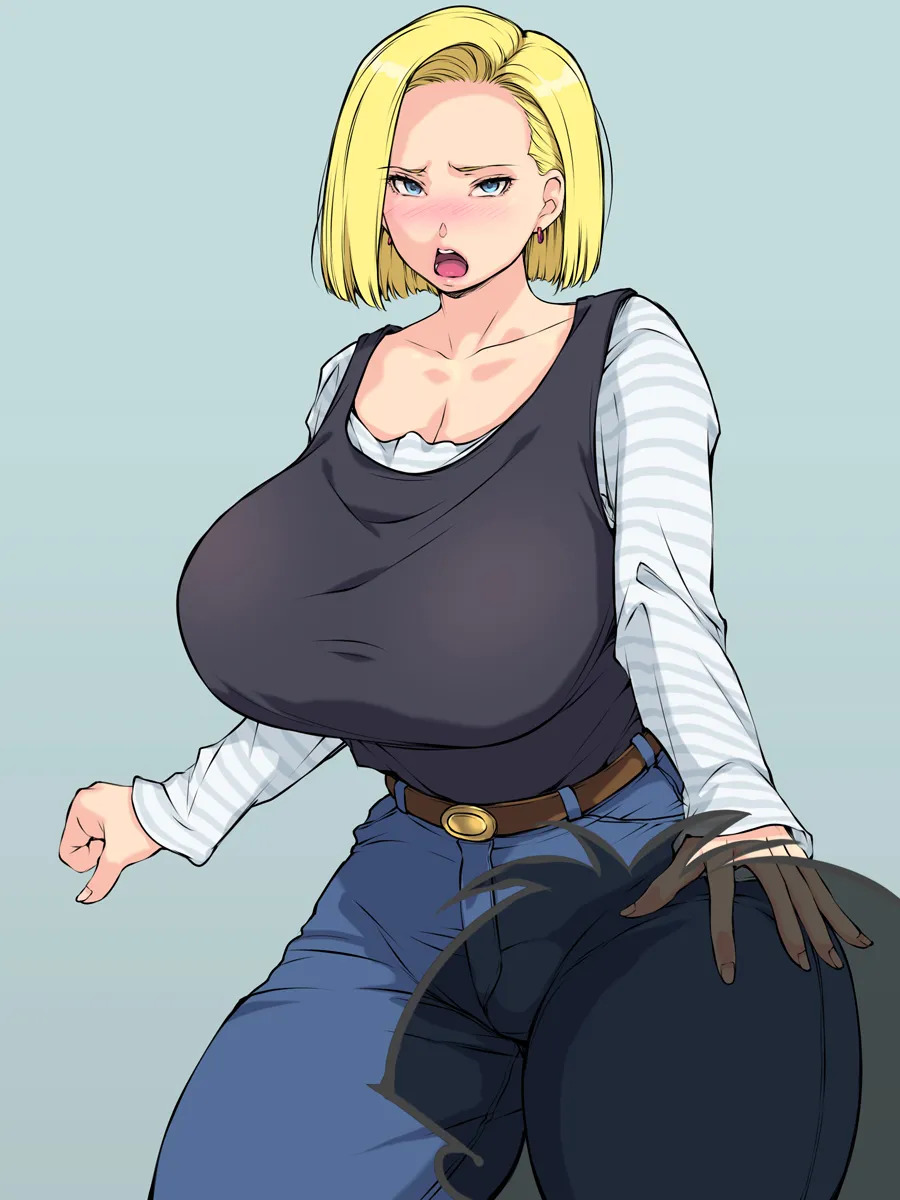 [はなきん桜 (横十輔)] いきなり巨乳パコり ～種付け異星人が18号を押しかけ寝取り堕とし～ - Page 99