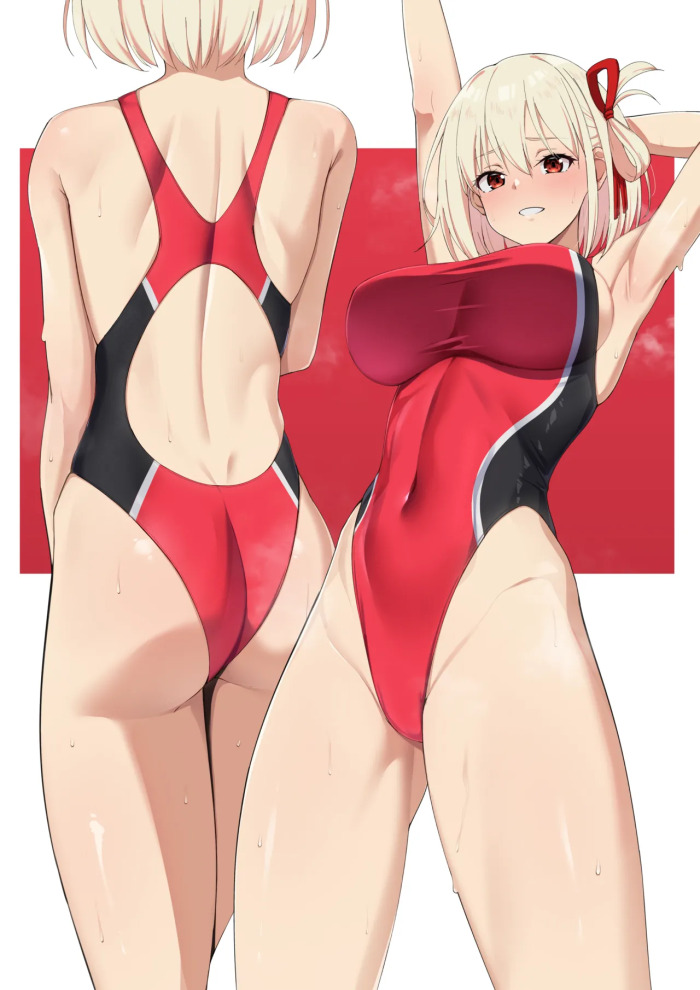 [Kawaruhi] Nishikigi Chisato Kyouei Mizugi 👙 (Lycoris Recoil)