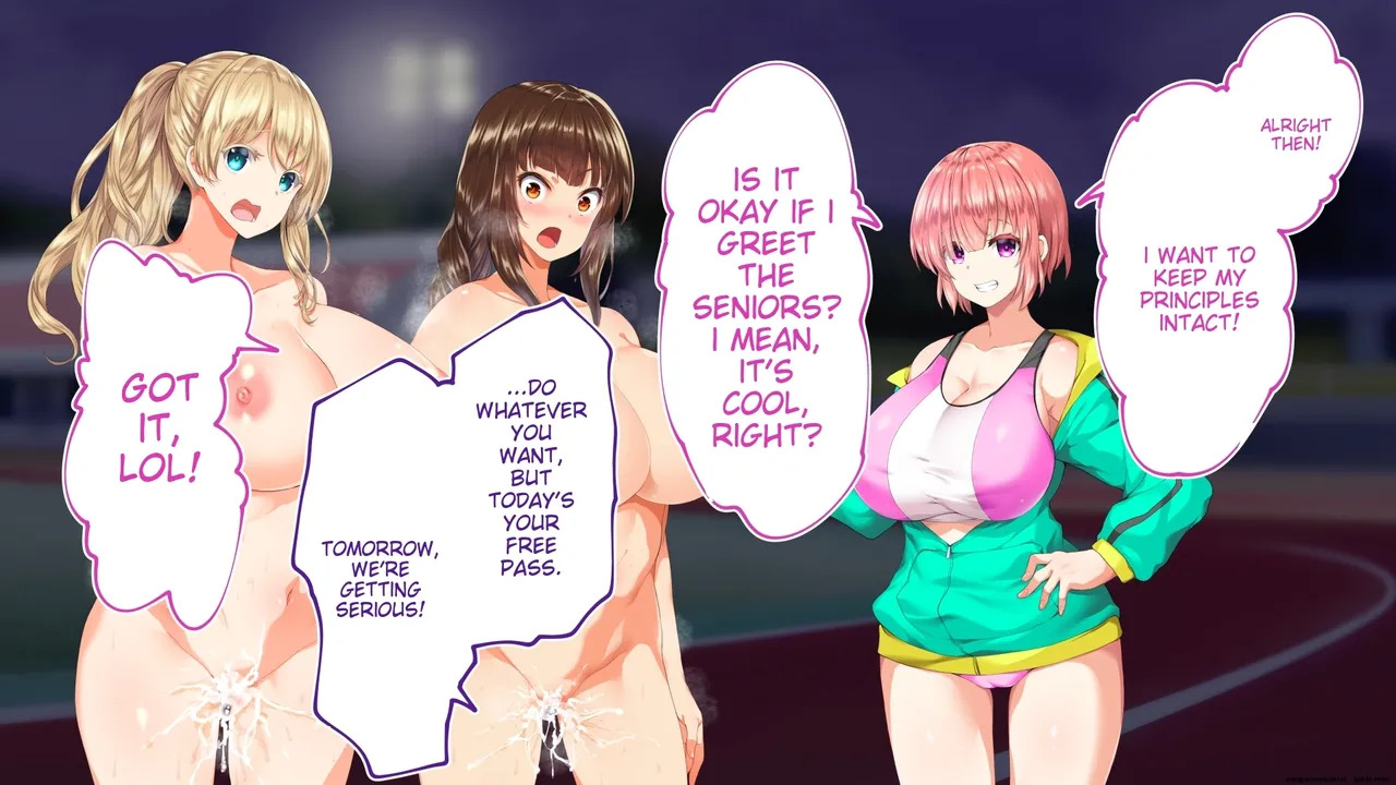 [STUDIO HUAN (Raidon)] Rikujoubu Joshi wa Ore no Nama Onaho!!! Renzoku Shasei Hen [ENGLISH] [MTL] - Page 487