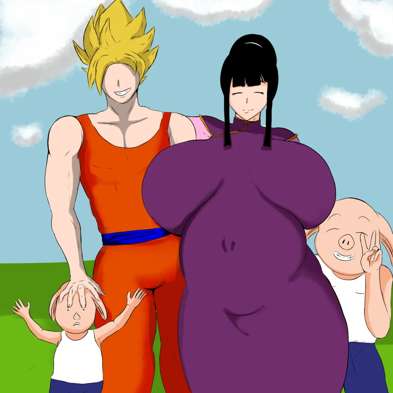[Treepill] Chichi x Oolong Ch. 1-4 (Dragon Ball Z) - Page 44