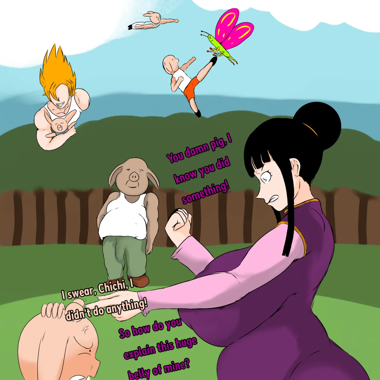 [Treepill] Chichi x Oolong Ch. 1-4 (Dragon Ball Z) - Page 87