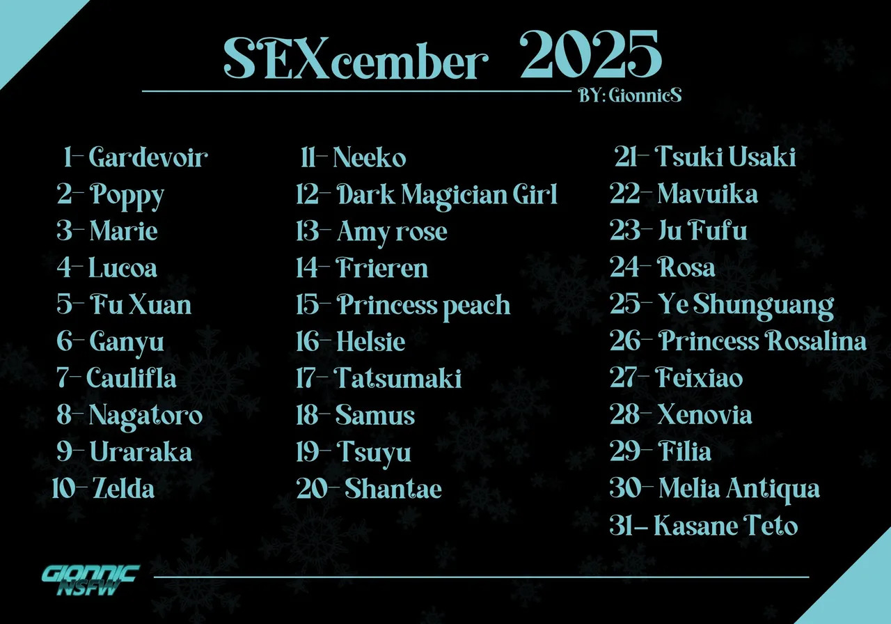 [GionnicNSFW] SEXcember 2025 - Page 32