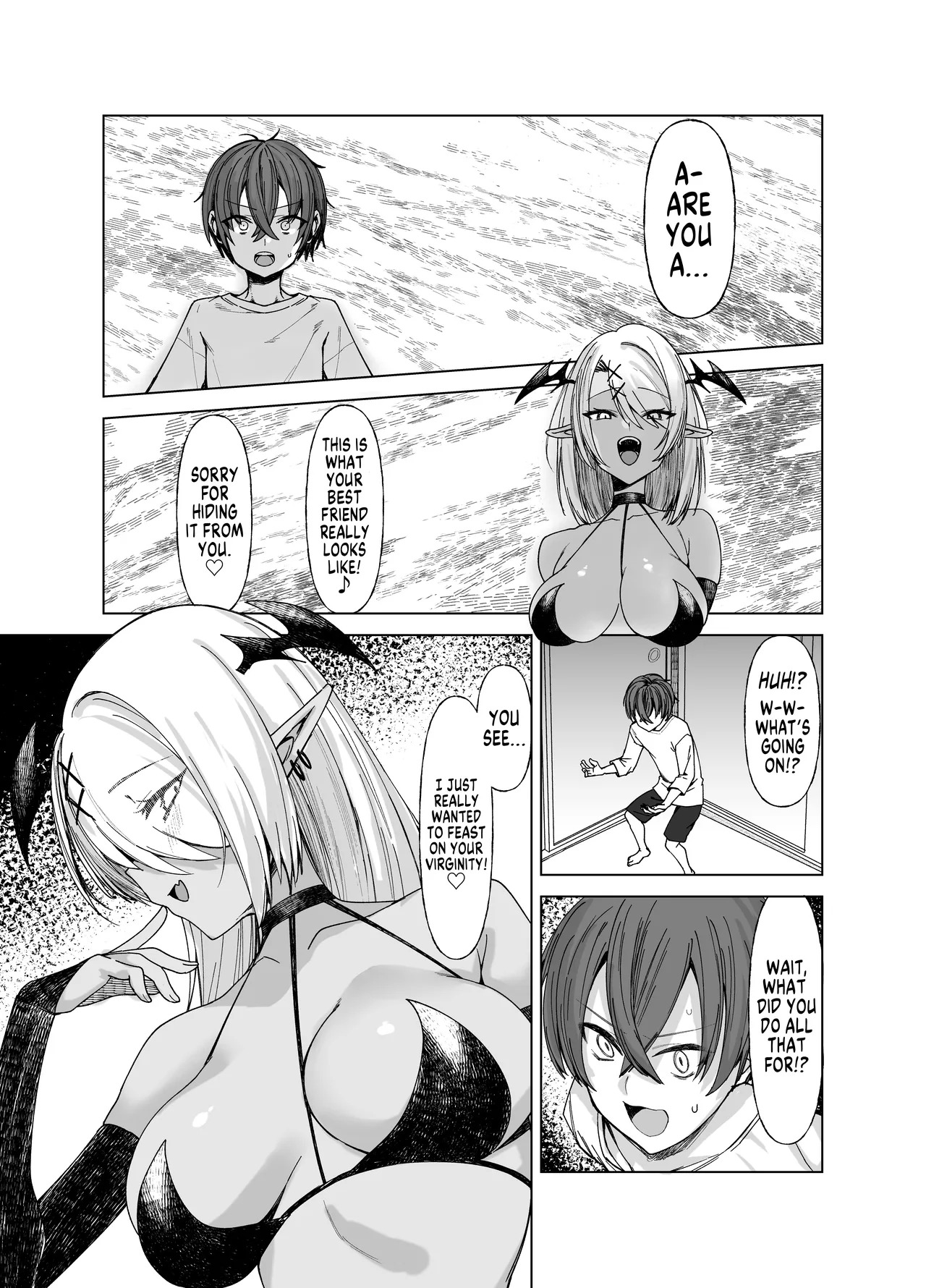 [Imokenpi Kinenbi] TS Lies ~How My Best Friend Turned Out to Be a Succubus Going After My Virginity~ [English] [GTF] - Page 10