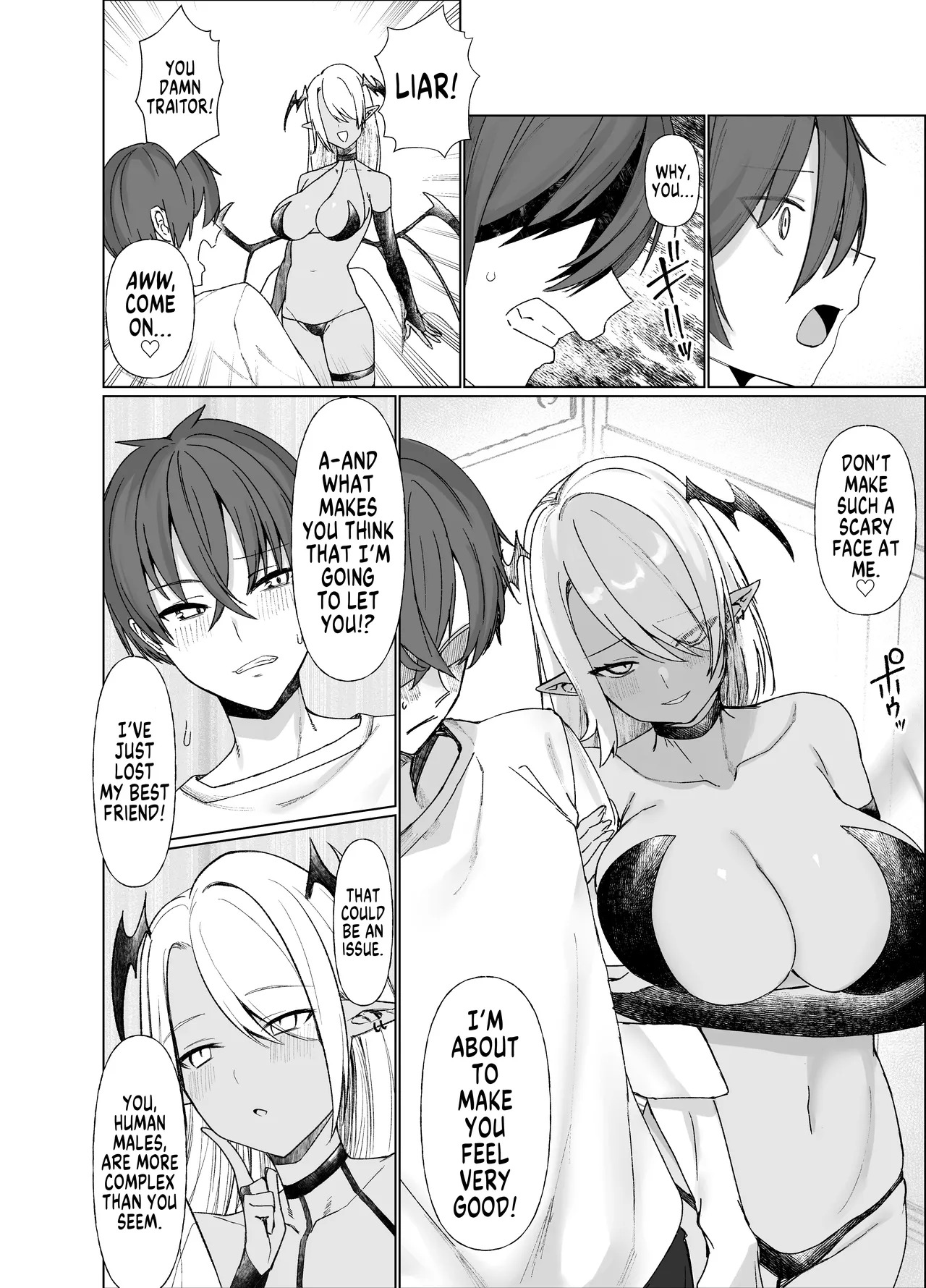 [Imokenpi Kinenbi] TS Lies ~How My Best Friend Turned Out to Be a Succubus Going After My Virginity~ [English] [GTF] - Page 13
