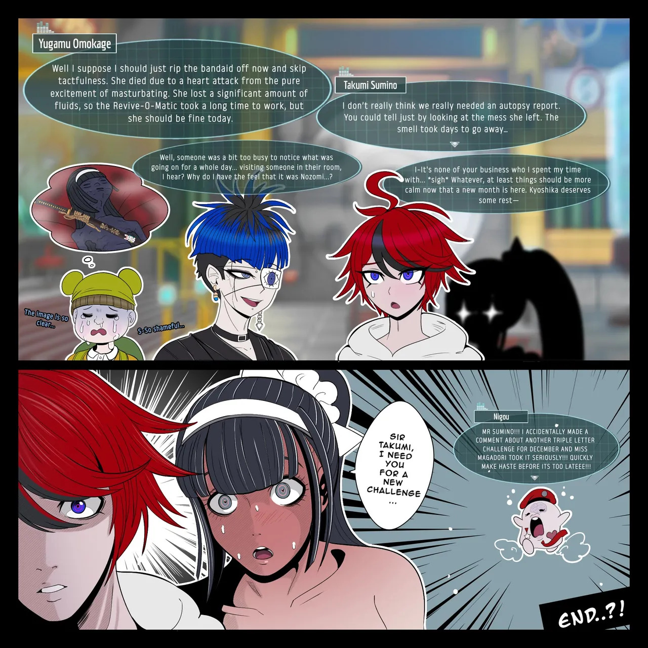 [Naverart] Hundred Line Last Defense Academy- Kyoshika's No Nut November - Page 11
