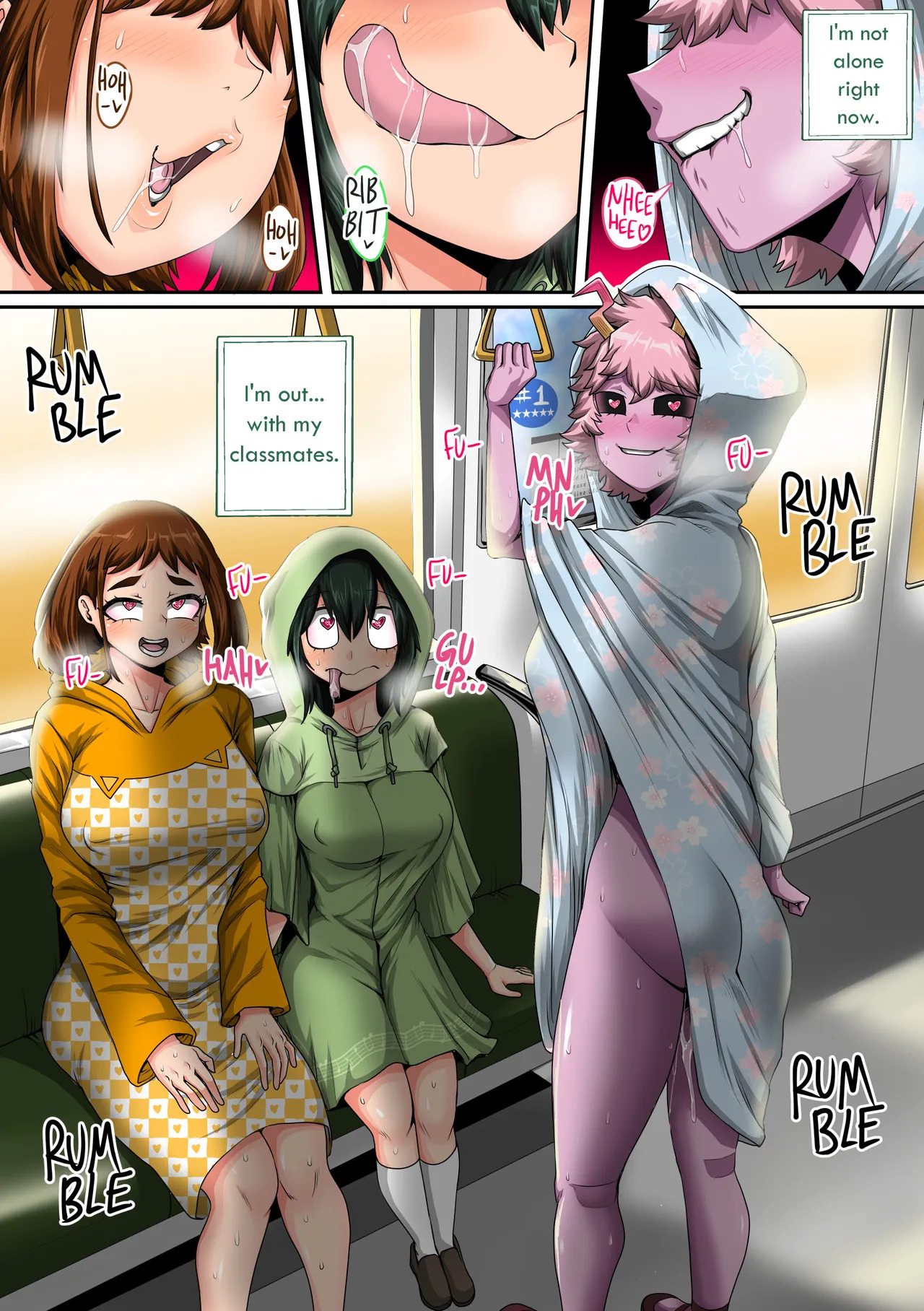 My Harem Academia Chapter 8 Part 3 Breaking into a broken heart - Page 109