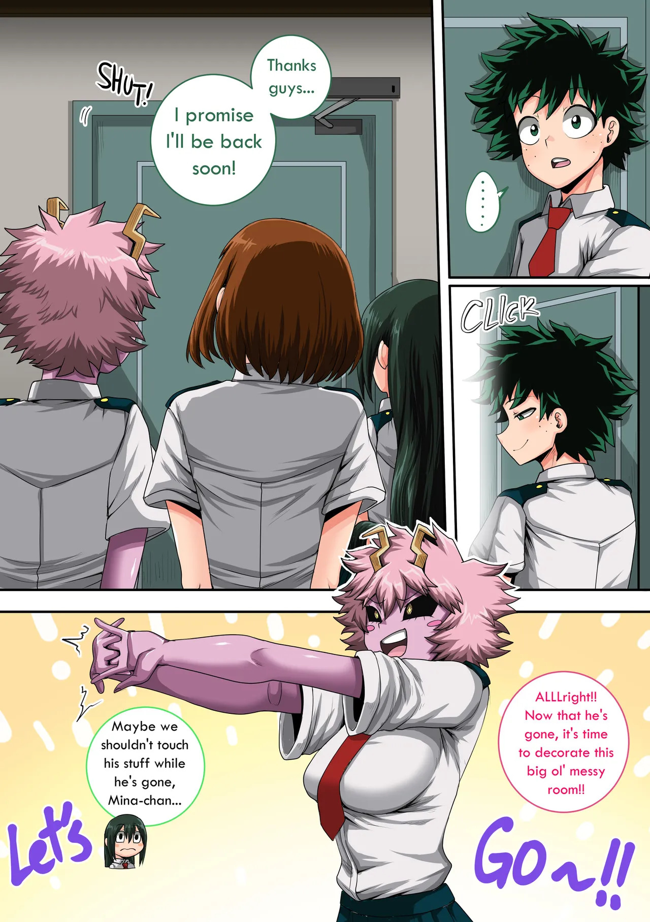 My Harem Academia Chapter 8 Part 3 Breaking into a broken heart - Page 12