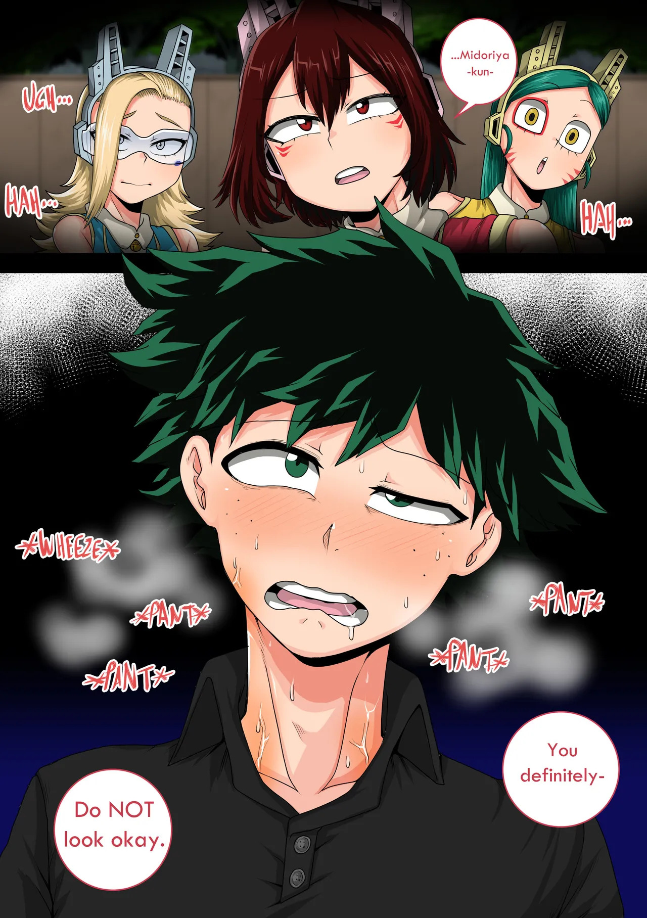 My Harem Academia Chapter 8 Part 3 Breaking into a broken heart - Page 120