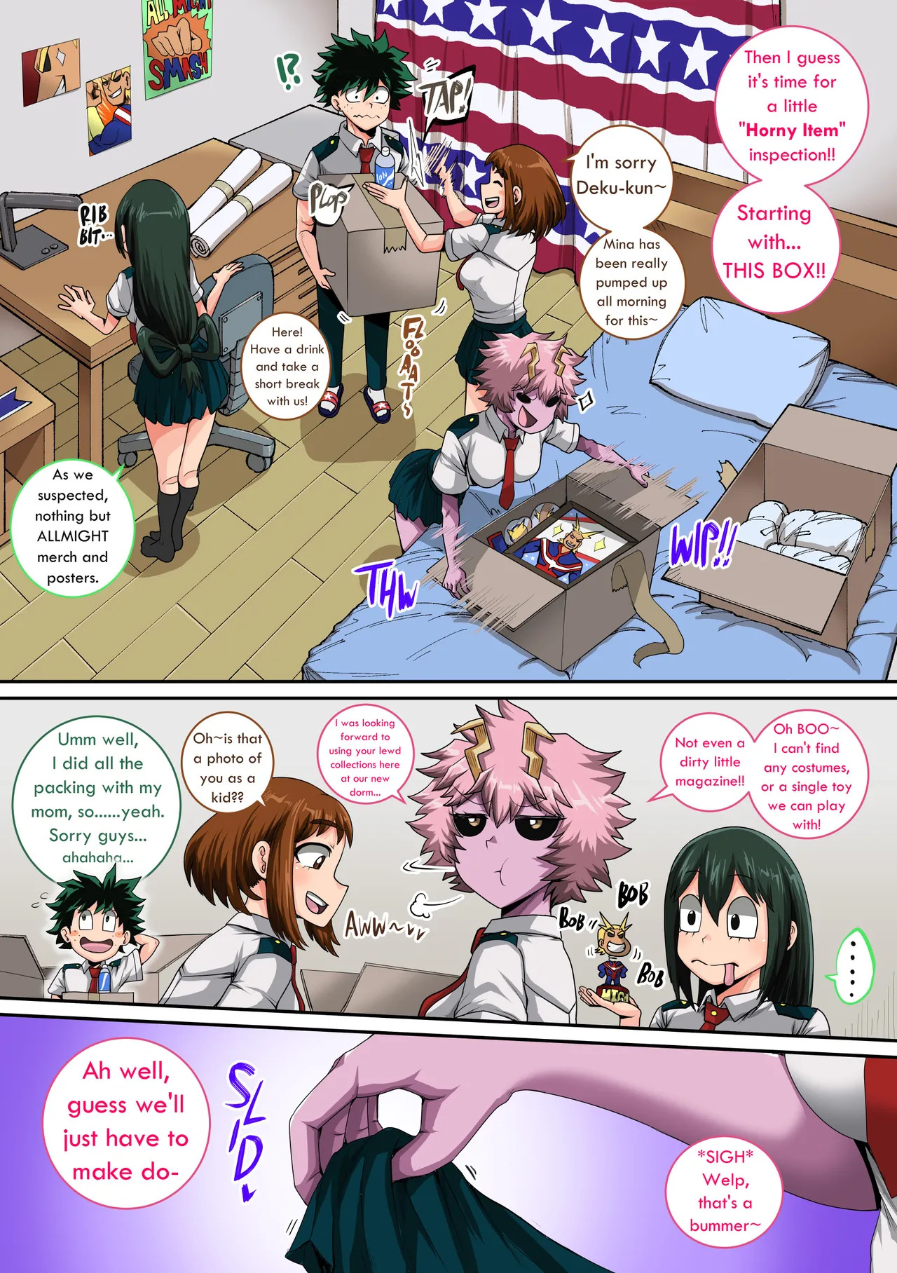 My Harem Academia Chapter 8 Part 3 Breaking into a broken heart - Page 15