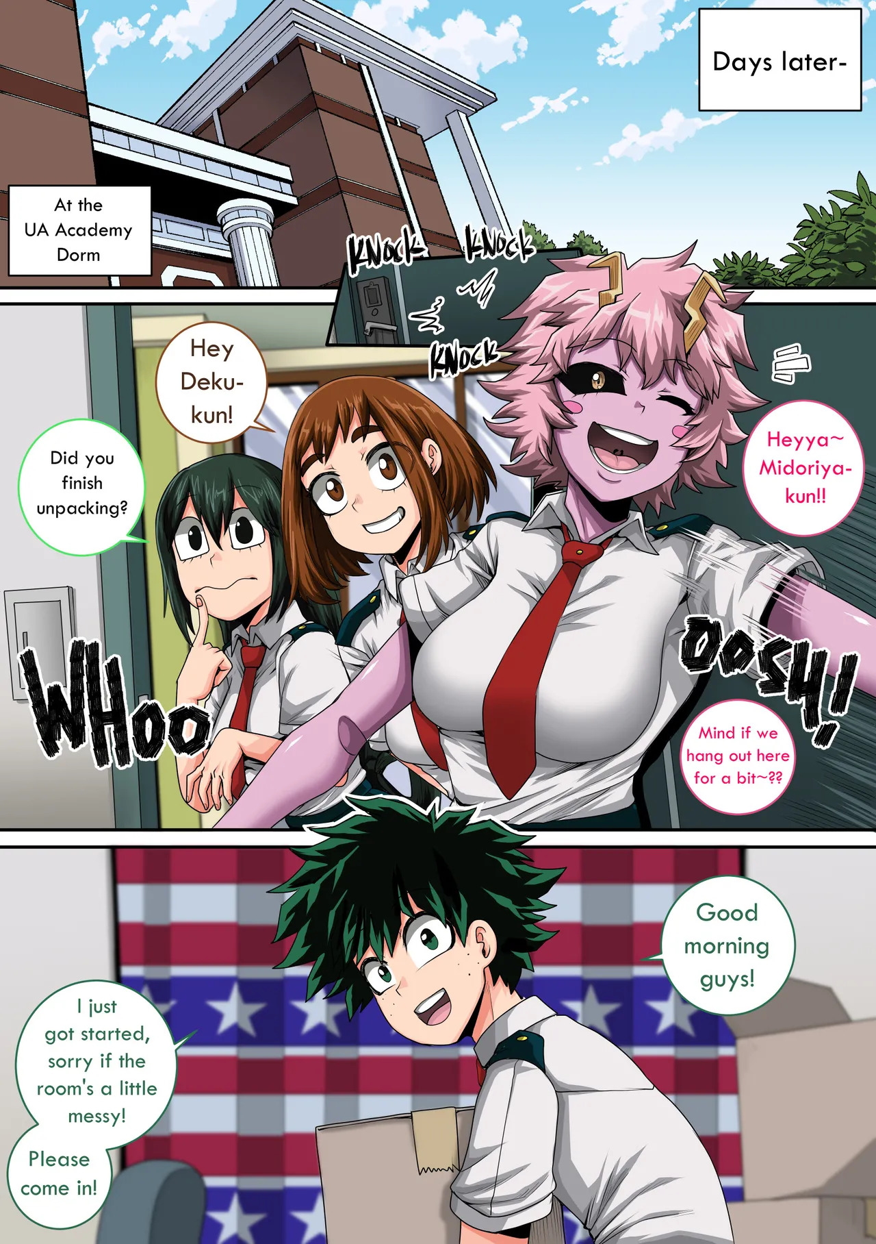 My Harem Academia Chapter 8 Part 3 Breaking into a broken heart - Page 16